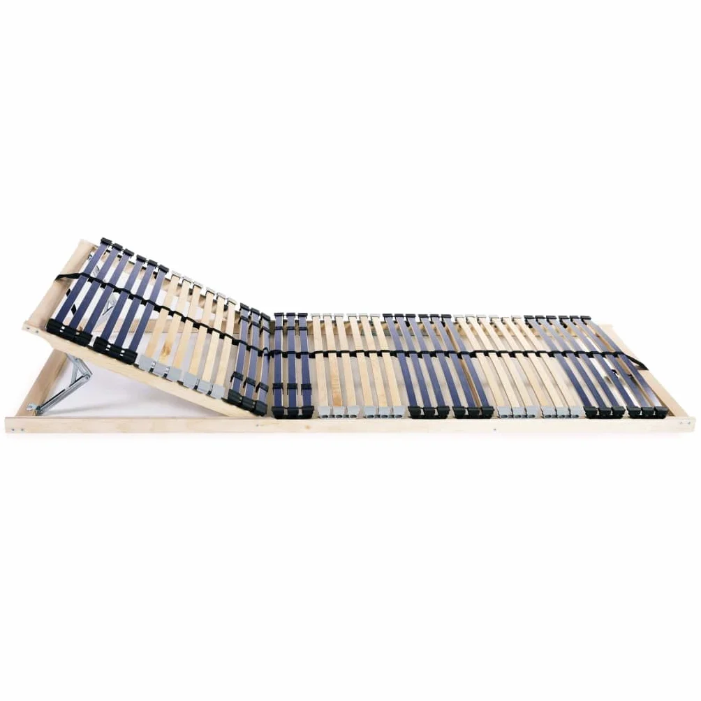 vidaXL Stelaż do łóżka z 42 listwami, 7 stref, 90 x 200 cm