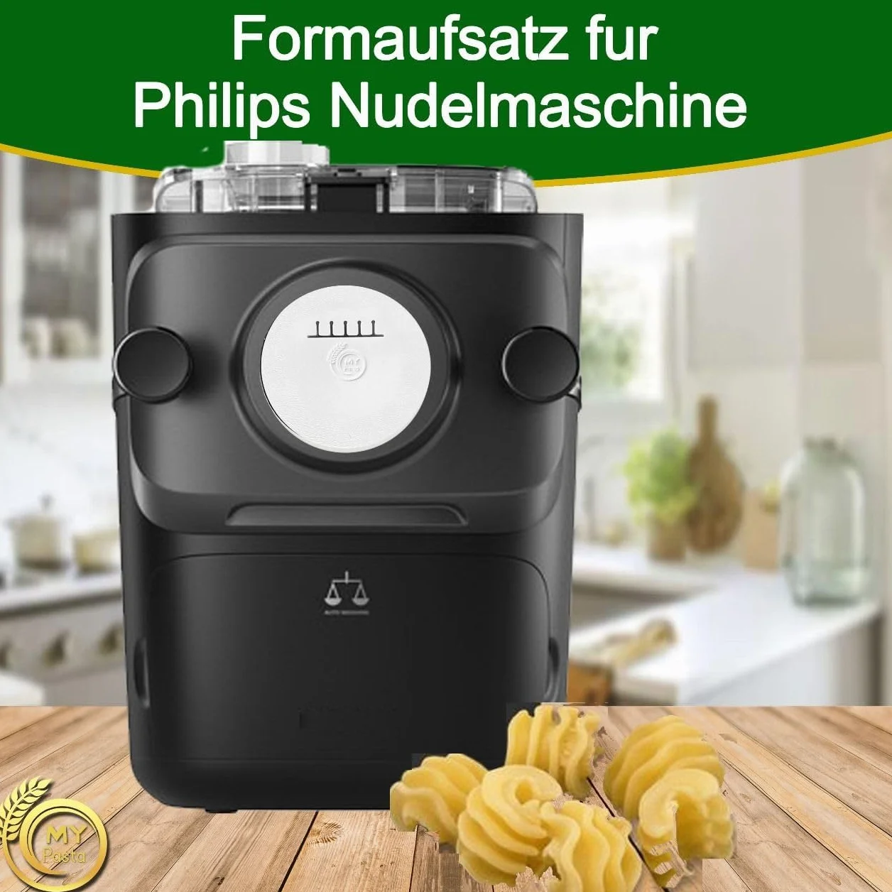 MY PASTA Radiatore XL – pieczenie ciastek – matryce do makaronu | Advance Maszyna do makaronu do domowej roboty, kompatybilna z maszyną do makaronu Philips z serii 7000 |