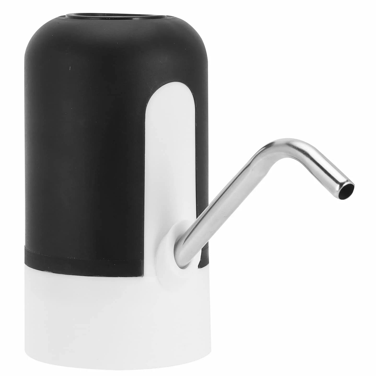 Pompa do Butelek na Wodę, 4,5L ~ 18,9L Przenośny Dozownik do Butelek na Wodę Elektryczna ładowarka USB Automatyczna Pompa Wody Pitnej do Kuchni Biuro Domowe Pikniki Kempingowe(czarny)
