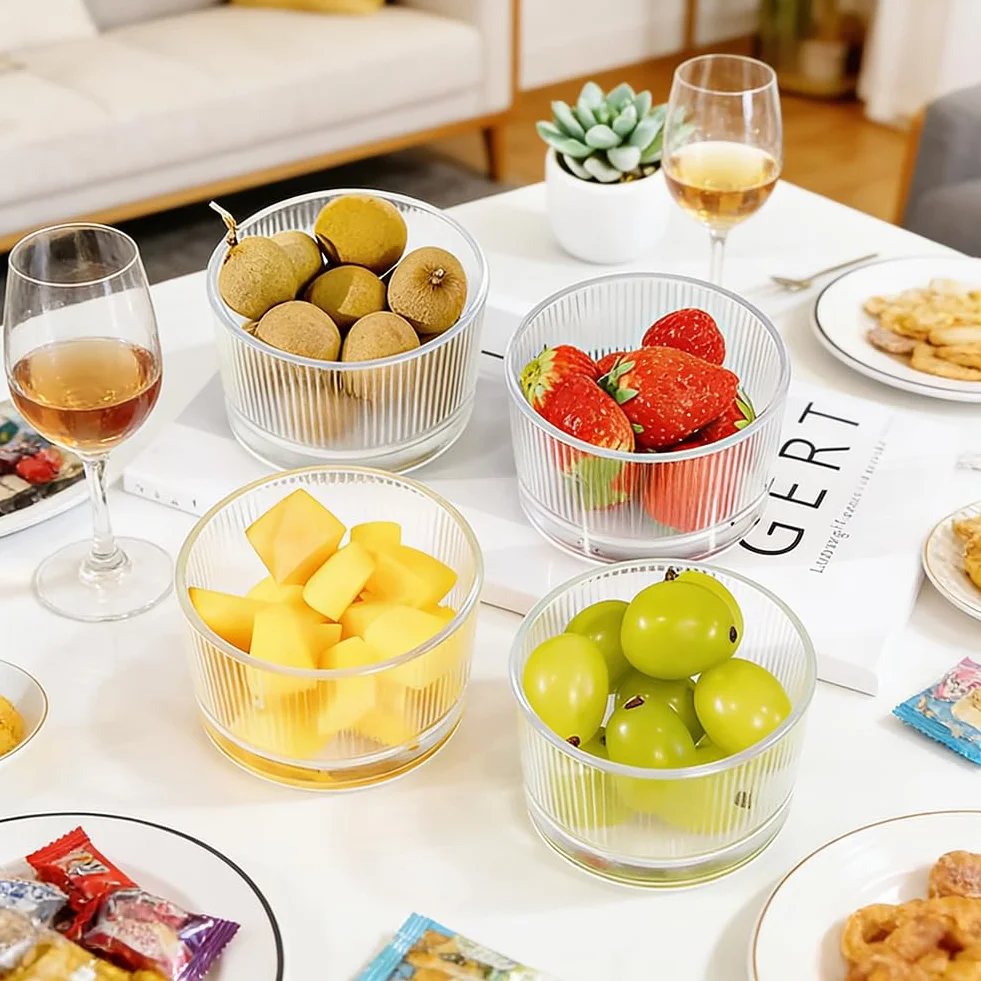 Zestaw 8 przezroczystych szklanek deserowych 200 ml, małe miseczki deserowe ze szkła, idealne do tiramisu, panna cotta, puddingu i deserów warstwowych