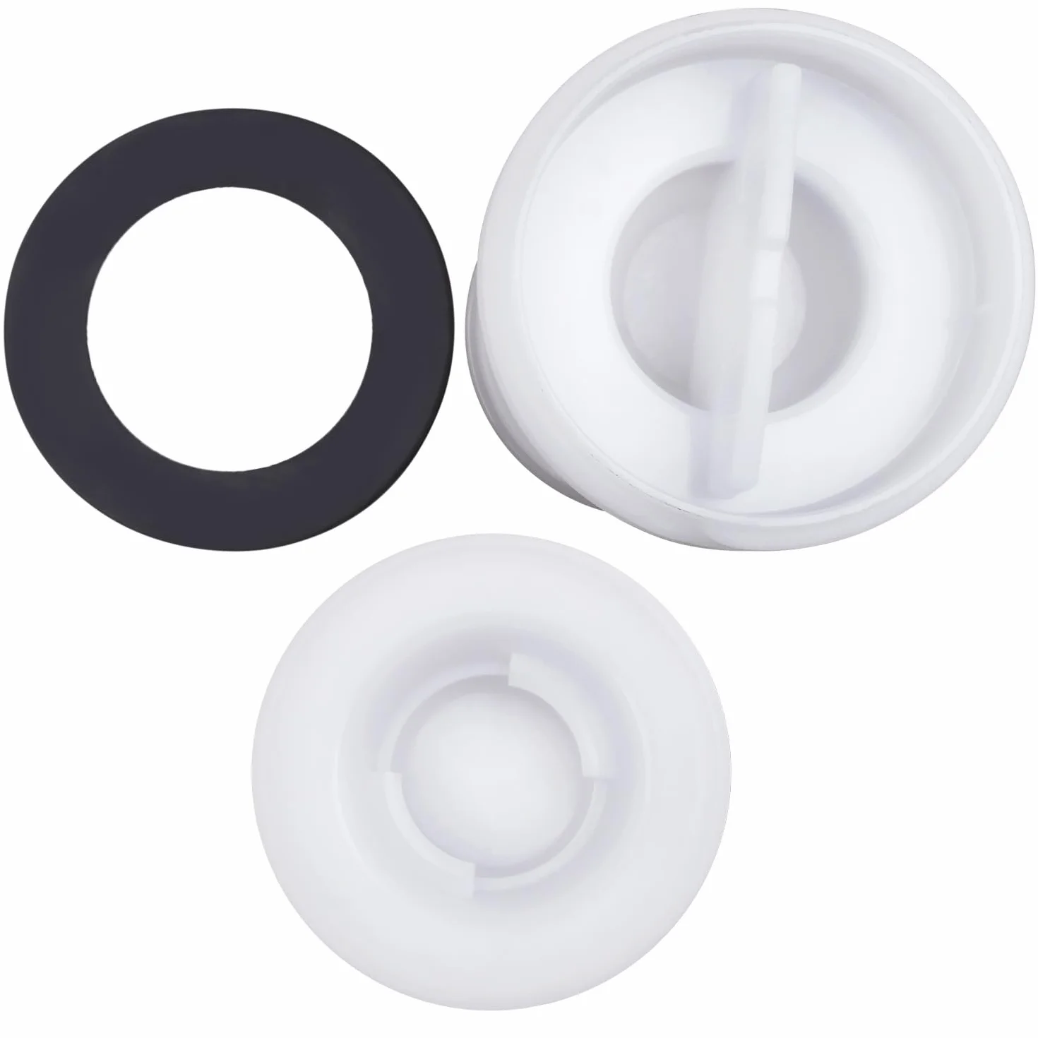 VIOKS Filtr do pralek zamiennik na Indesit C00141034 Whirlpool 482000022946 Wkład filtra z uszczelką - filtr do suszarki, filtr do pralki, filtr do odwadniania dla Askoll Plaset