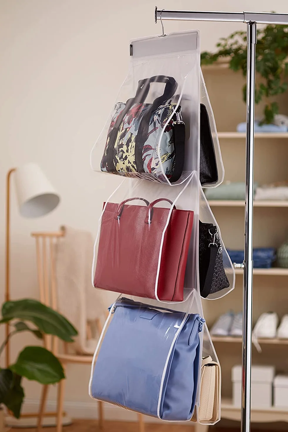 Domopak Organizer do torebki 36 x 120 cm, przezroczysty, polietylen/PEVA, 36 x 120 x 2 cm