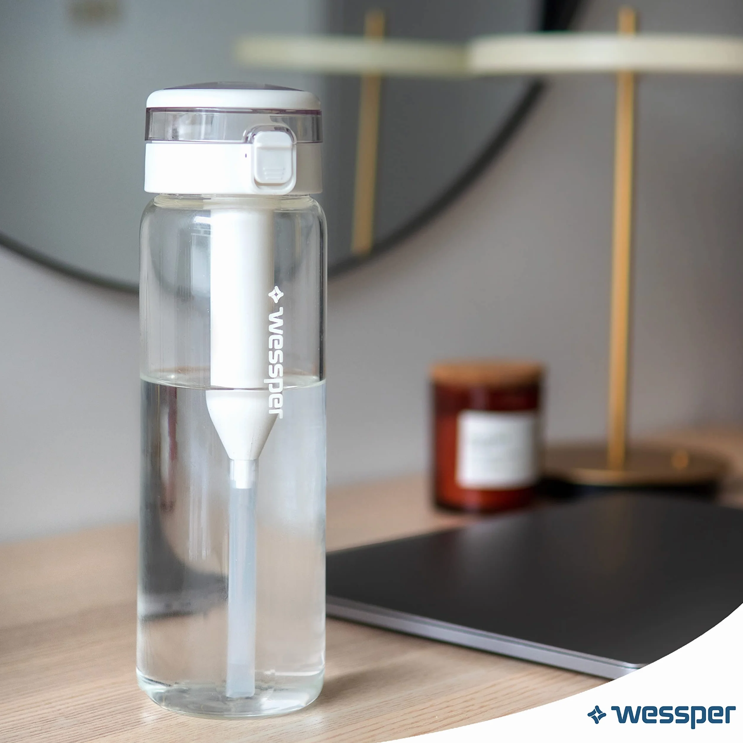 Butelka do picia ze szkła 680 ml z filtrem do wody WESSPER