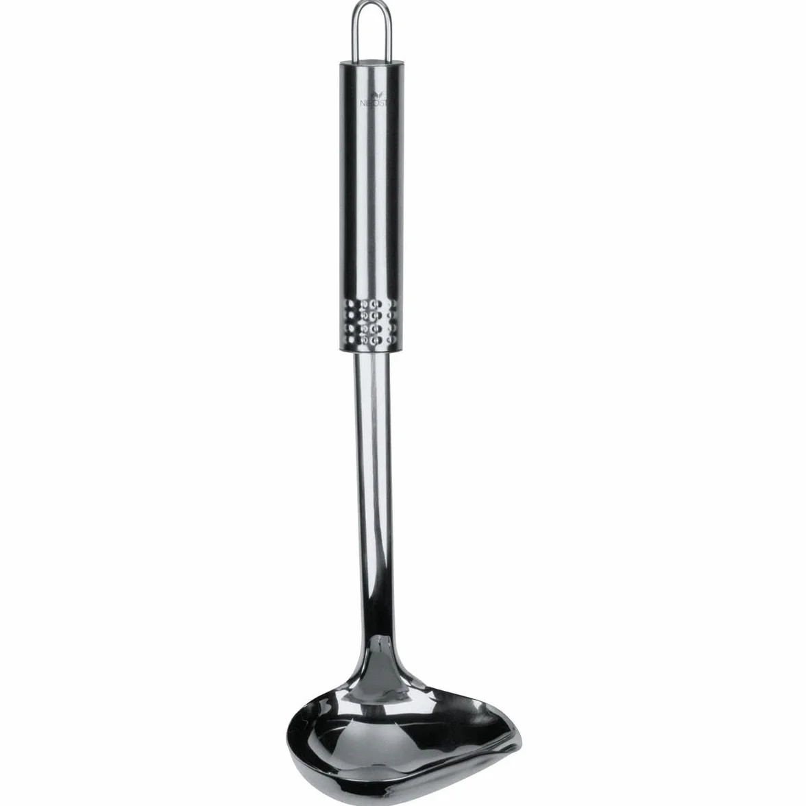 Fackelmann Nirosta 40467 Chochla do Sosu z Owalnym Uchwytem, Stal Nierdzewna 29 cm