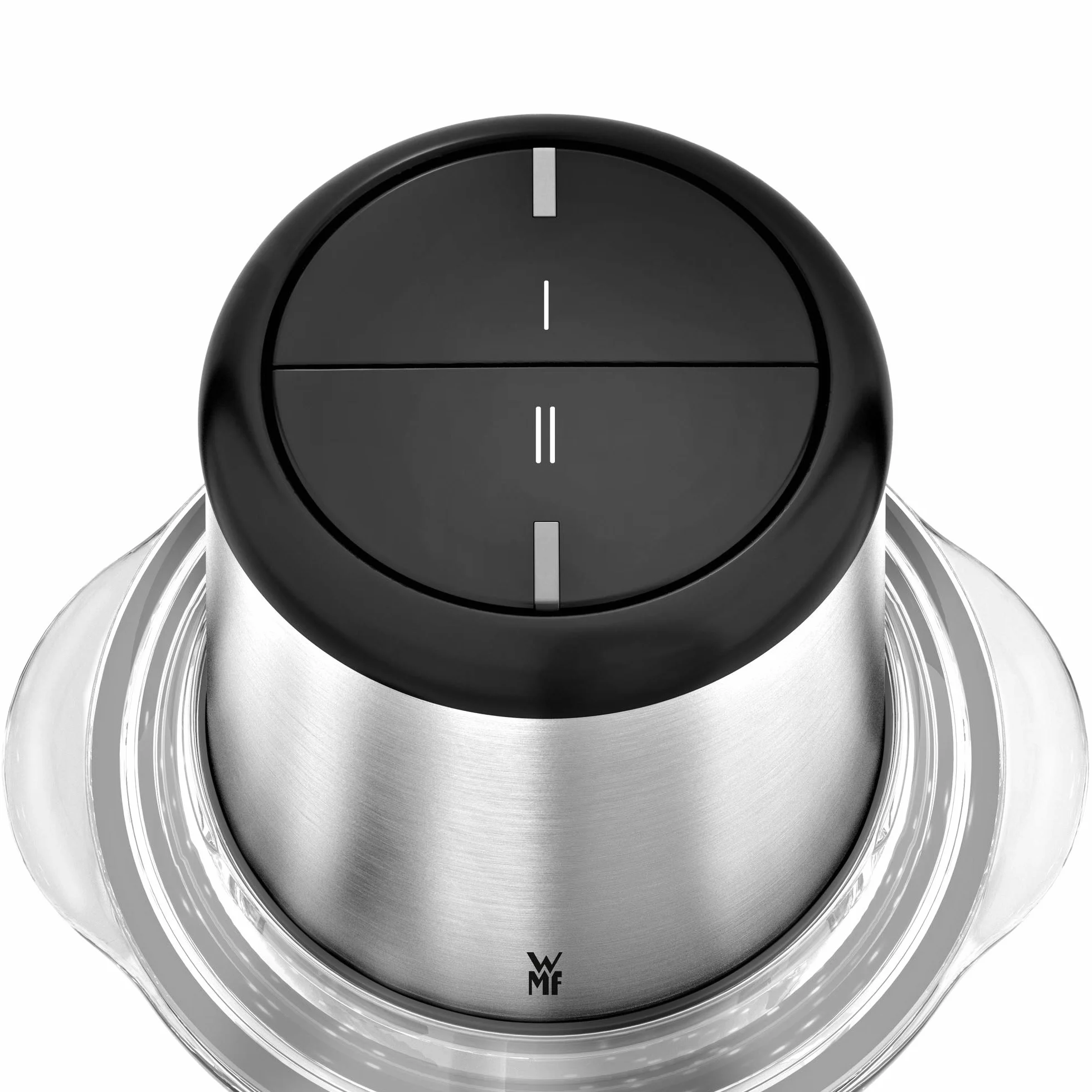 WMF 416590011 Kult X Edition Rozdrabniacze Szklanym Pojemnikiem, 320 W, Matowy/Srebrny