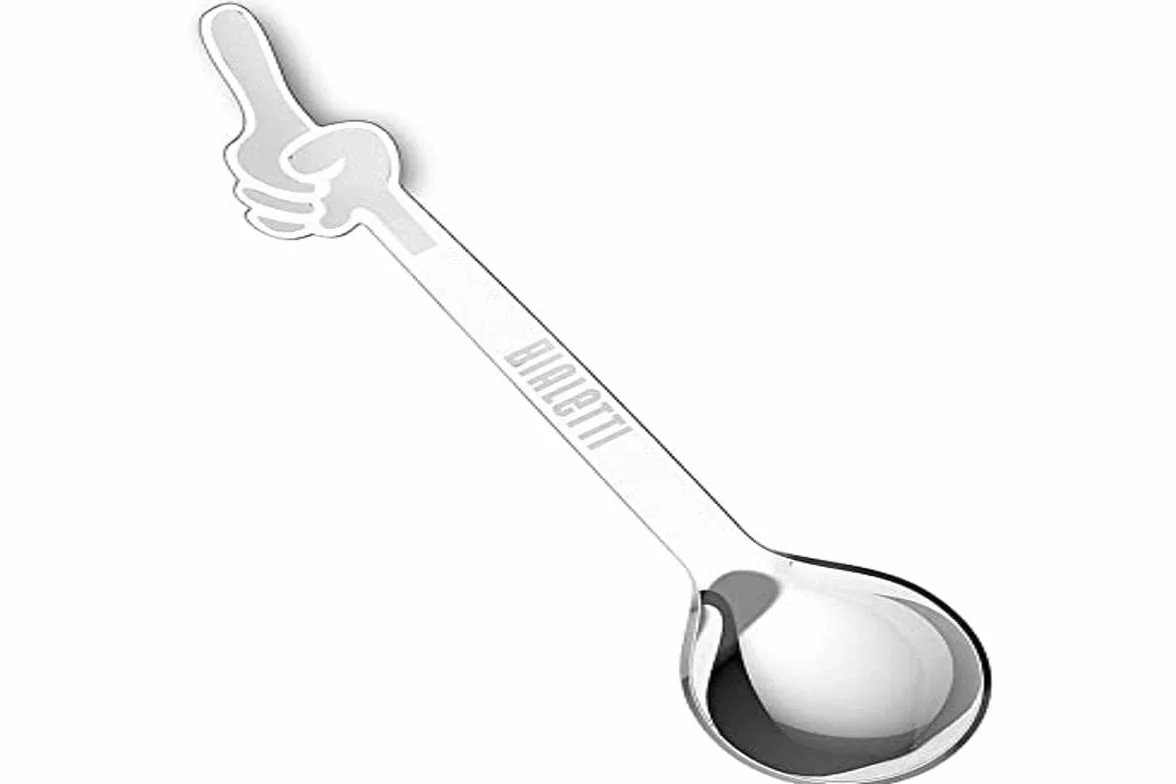 Bialetti Set 4 Spoons OMINO Łyżeczki do kawy, Metal, Wielobarwny, Pojedynczy