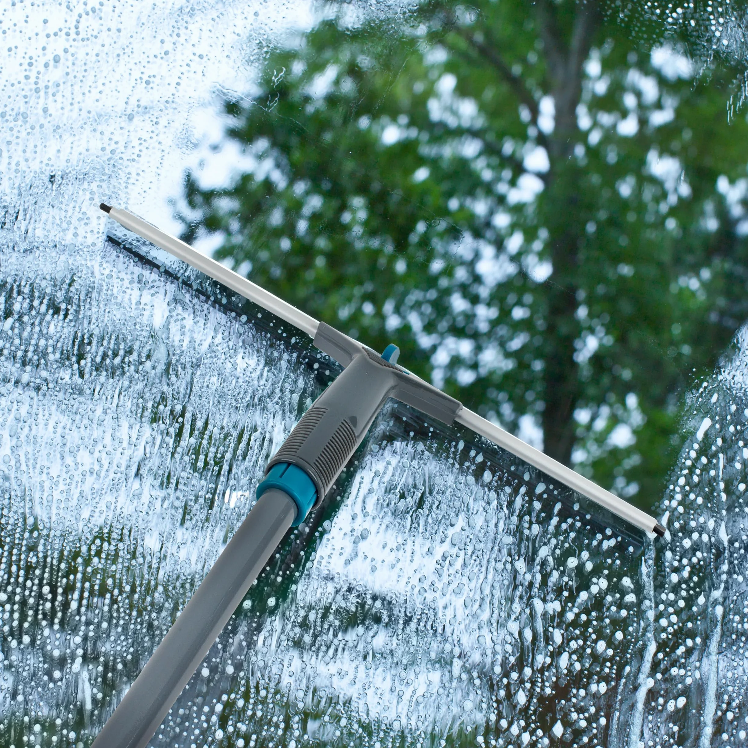 Beldray® 5-częściowy zestaw do czyszczenia dużych szyb LA028693TQ z wymienną głowicą i wkładkami z mikrofibry