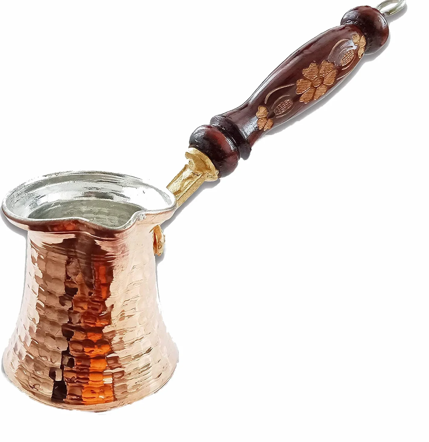 Generisch Dzbanek do kawy po turecku, 180,0 ml, miedziany, nowoczesny, okrągły, dla 2 osób