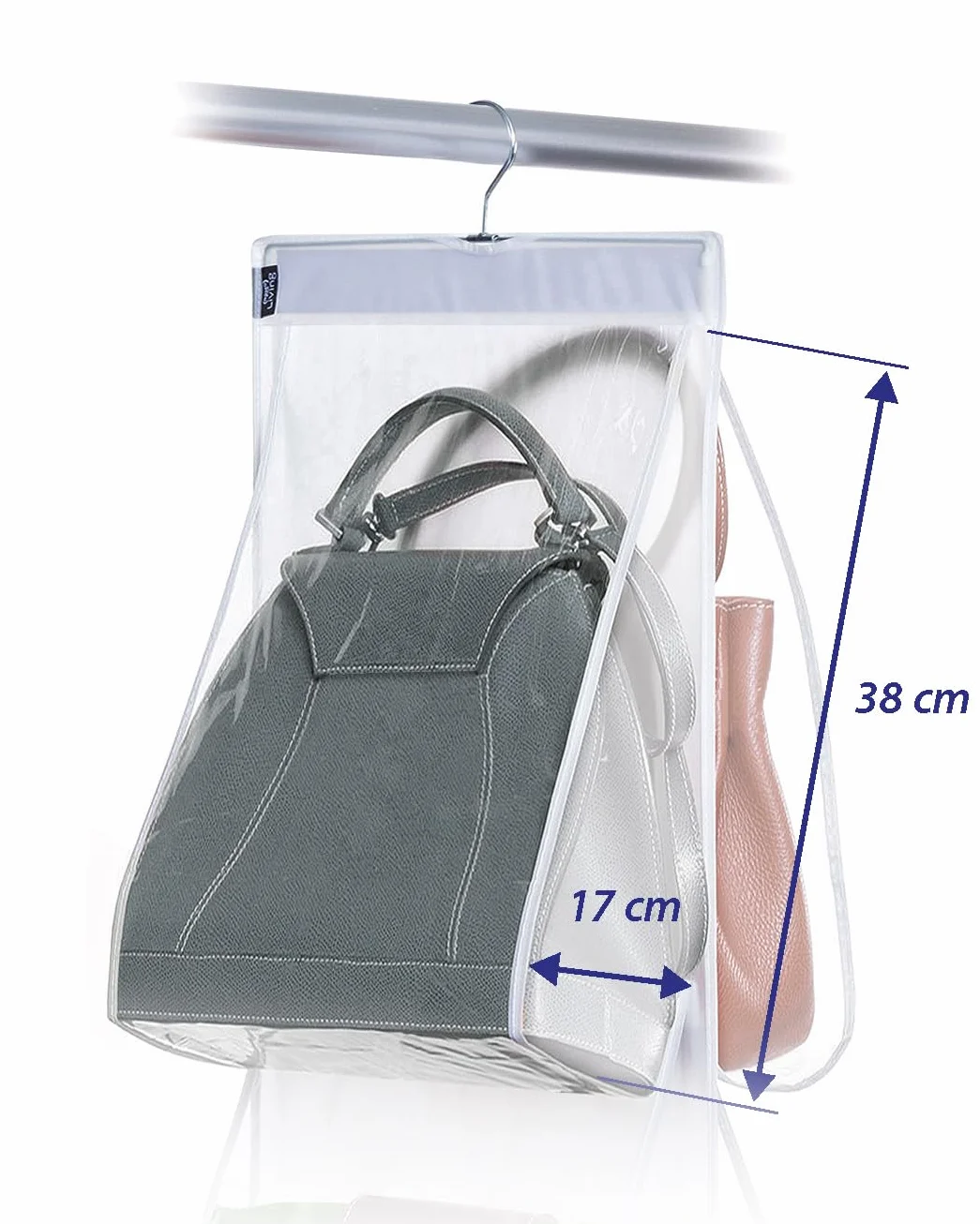 Domopak Organizer do torebki 36 x 120 cm, przezroczysty, polietylen/PEVA, 36 x 120 x 2 cm