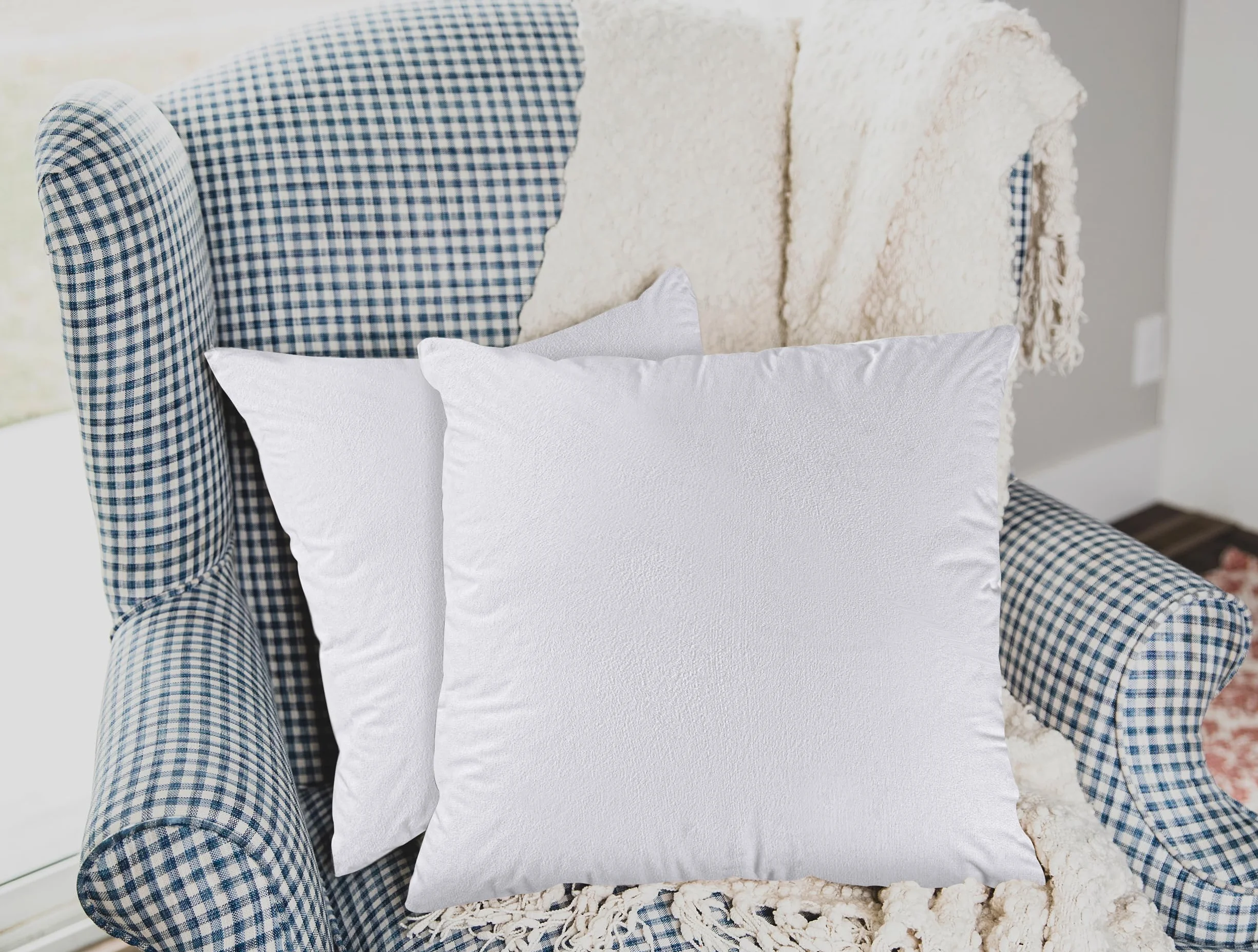 Utopia Bedding Poszewka na poduszkę 80x80 cm (zestaw 2) Wodoodporna z zamkiem błyskawicznym, poszewka frotte