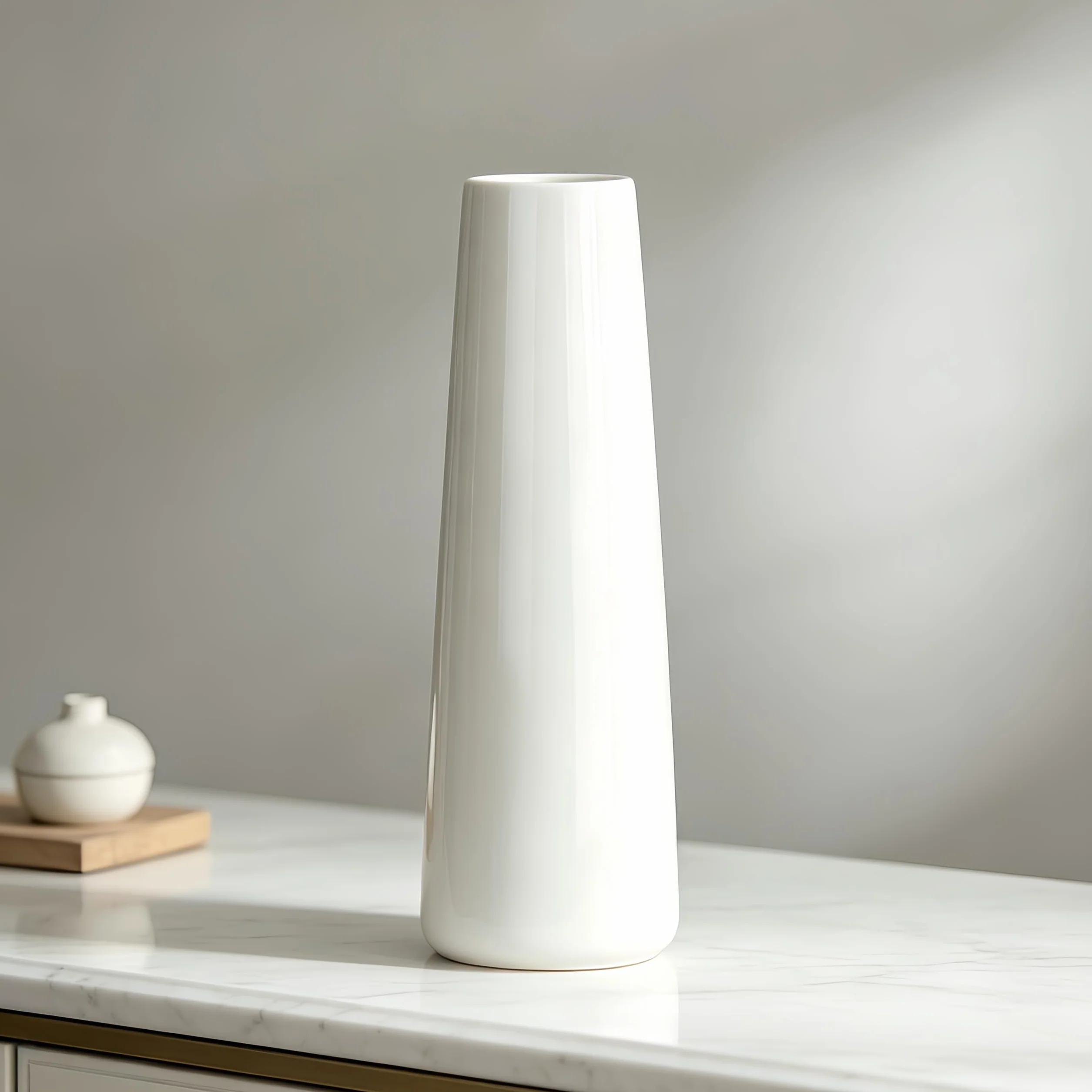 Biały wazon ceramiczny, wysoki wazon na kwiaty, 30 cm wysokości, nowoczesne, duże, teksturowane wazony podłogowe do dekoracji domu, regału, domu wiejskiego, salonu, na środkowe punkty stołu