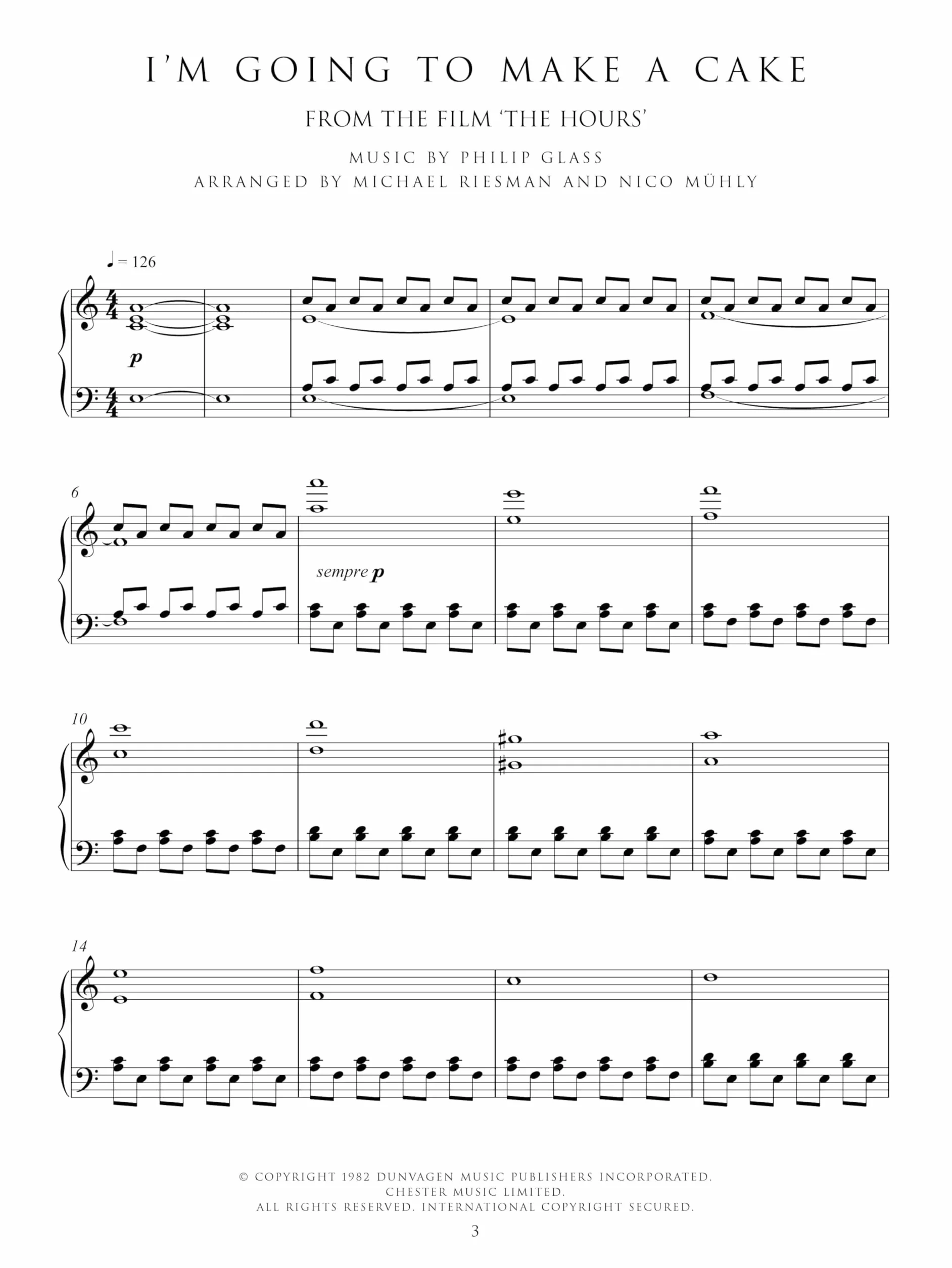 Philip glass: the piano collection piano