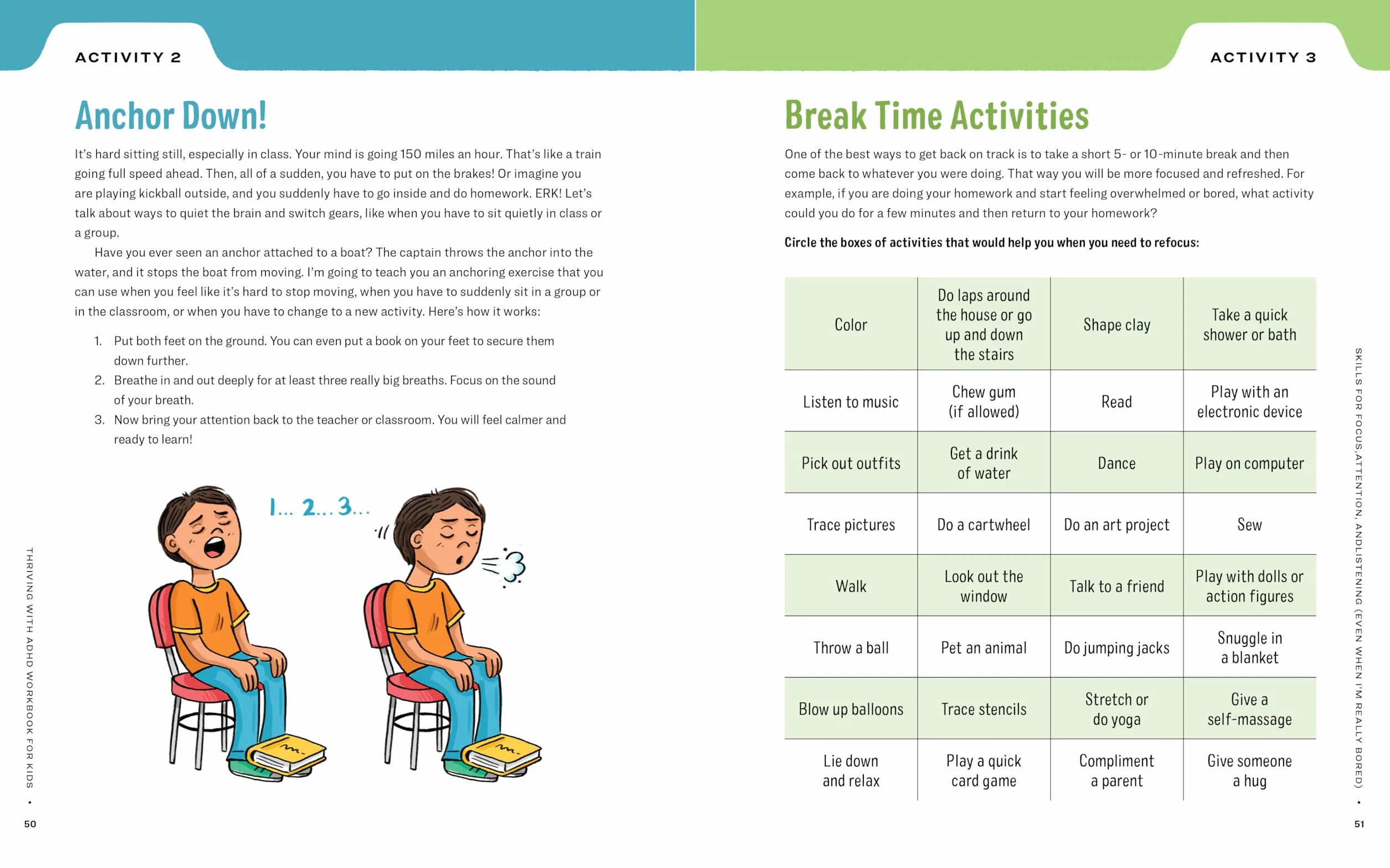 Thriving with ADHD Workbook for Kids: 60 Fun Activities to Help Children Self-Regulate, Focus, and Succeed