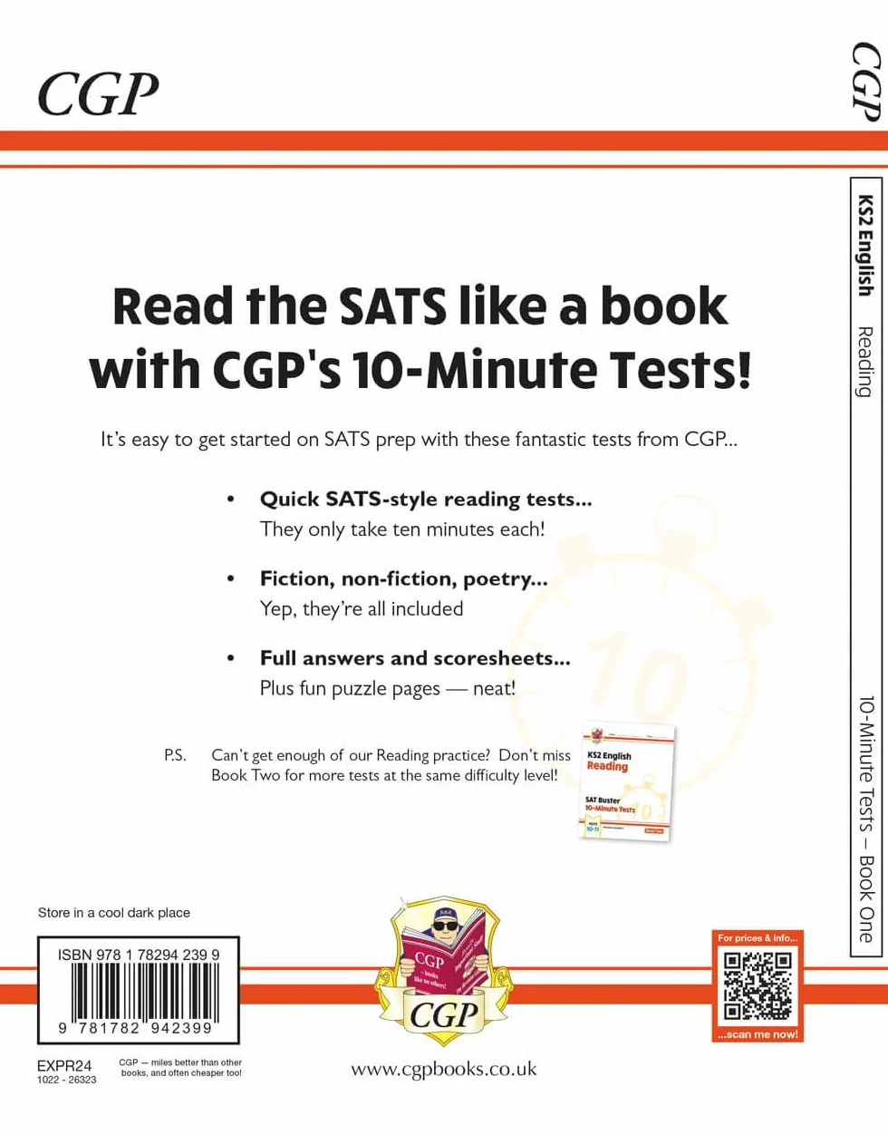 KS2 English SAT Buster 10-Minute Tests: Reading - Book 1 (for the 2027 tests)