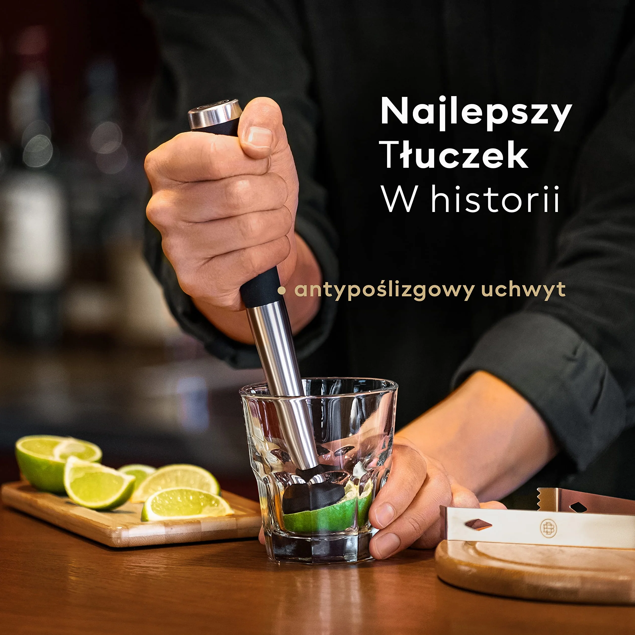BarDeluxe® Zestaw Barmanski, 12-częściowy, Zestaw Koktajlowy, Shaker do Koktajli 750 ml | W Zestawie Eleganckie Pudełko Upominkowe, Torba do Przechowywania i Książka z Przepisami (Srebro)