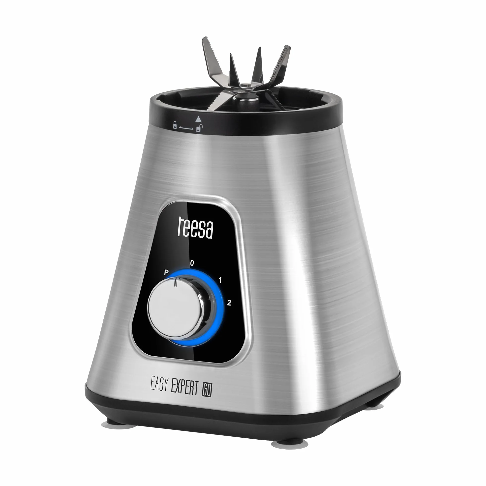 Teesa Blender Kielichowy Easy EXPERT GO Moc 1300 W Szklany Kielich o Pojemności 1,5 L Kruszy Lód TSA3549