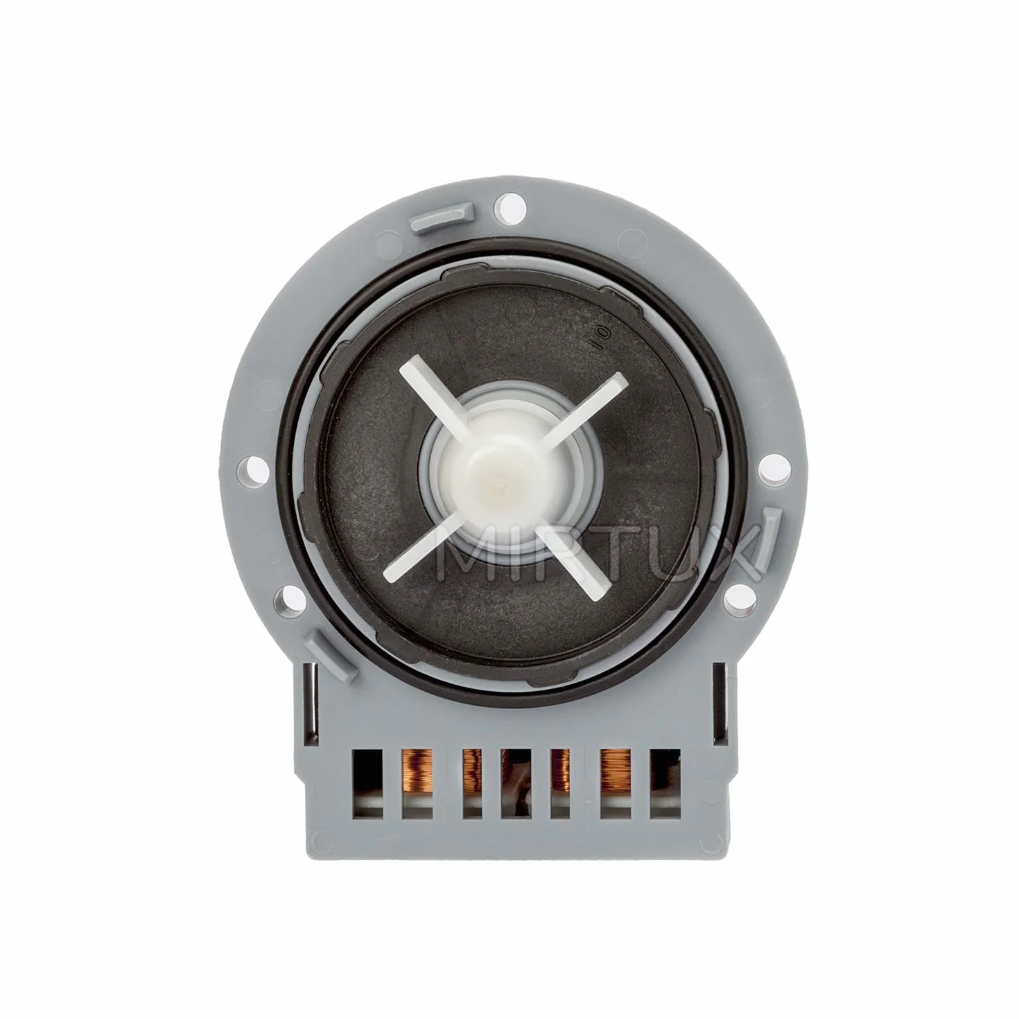MIRTUX Magnetyczna pompa odpływowa do różnych modeli pralek: Askoll, LG, Otsein, Samsung, Zanussi, Corberó, Gorenje. Model M231 XP 40w - M332 - T2124 - T2107