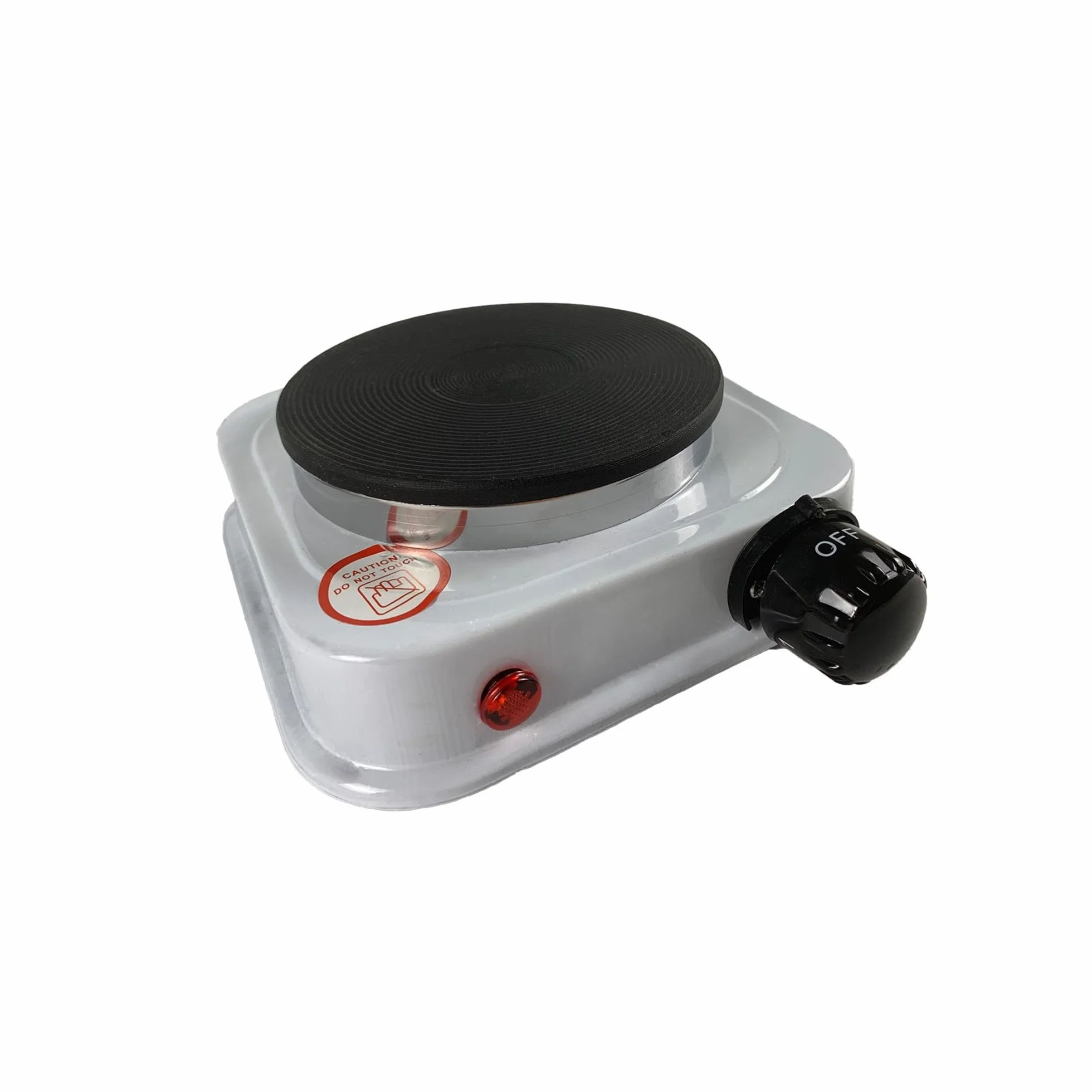 Mini Kuchenka Elektryczna 500W Żeliwa Płyta Podróży Camping 108 mm