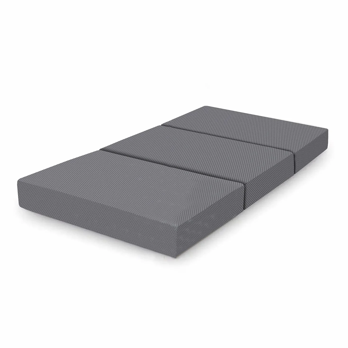 Amazon Basics Materac składany z pianką z pamięcią kształtu, 75 x 195 x 10 cm