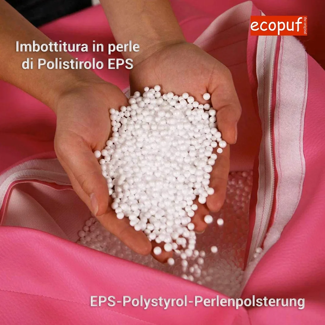 Ecopuf - Sako Pufa Fotel Zewnętrzny - Beanbag do pokoju dziecięcego - Stylowa poduszka z tkaniny - Fotel relaksacyjny - Wyposażenie domu - Rozmiar XL - 85x135cm - Czerwony Nc12