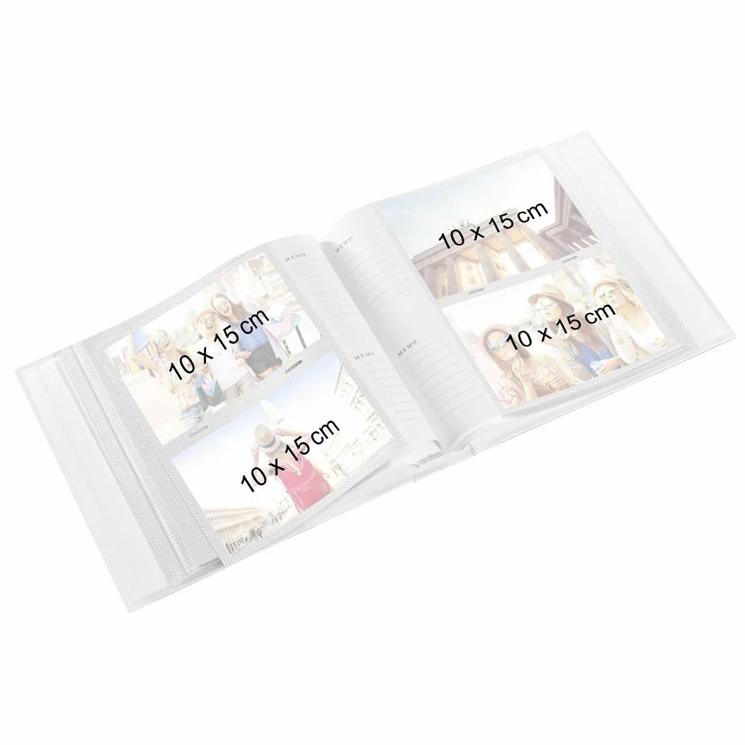 Hama Album fotograficzny z motywem lasu (na wsuwki, liski, 100 stron, 200 zdjęć w wymiarze 10x15 cm, rozmiar albumu 22,5 x 22 cm, miejsce na CD) kolorowy