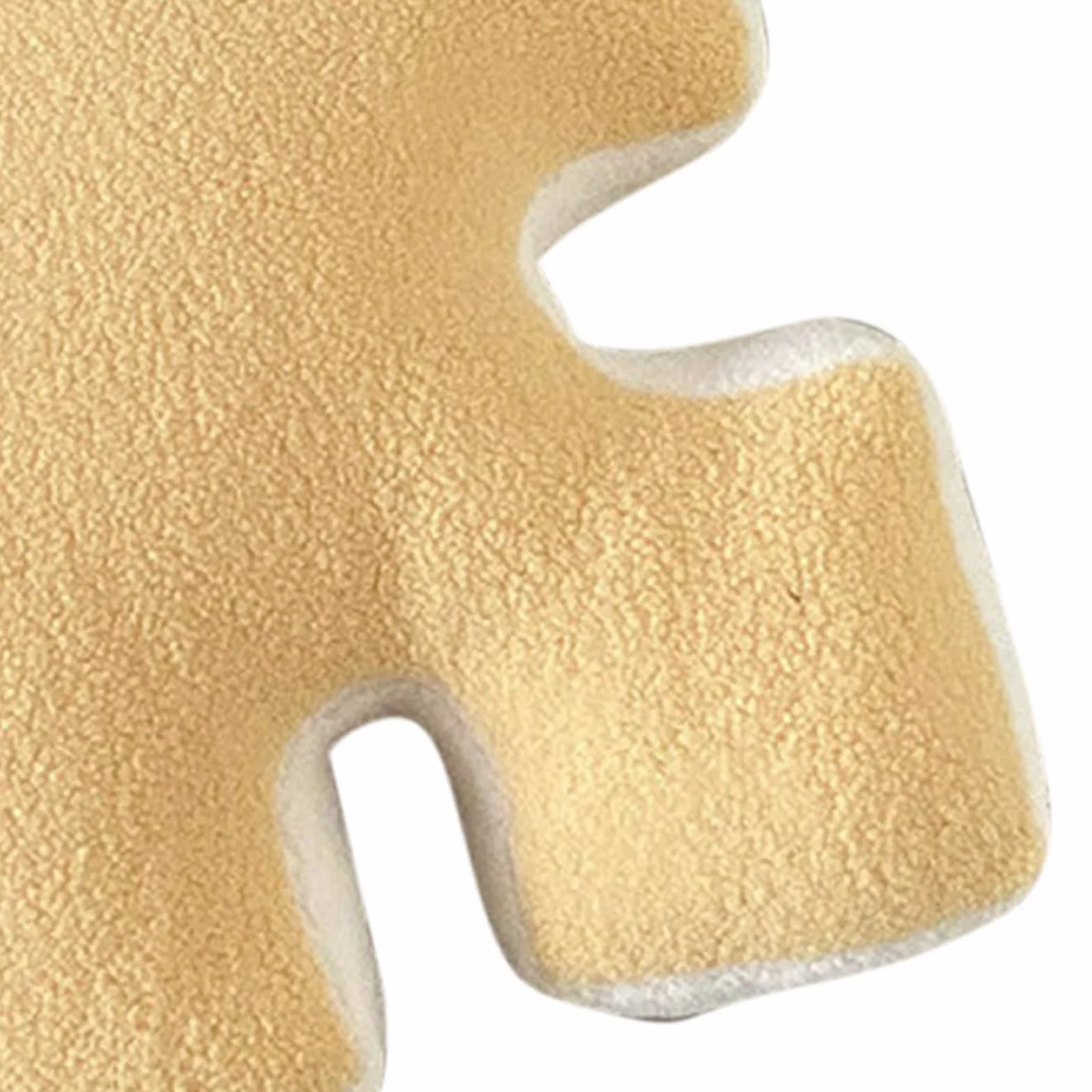 Pluszowy Rzut poduszką Ultra miękką Puzzle Poduszka Specjalna do Sofy Okno łóżka Wystrój Domu (YELLOW)