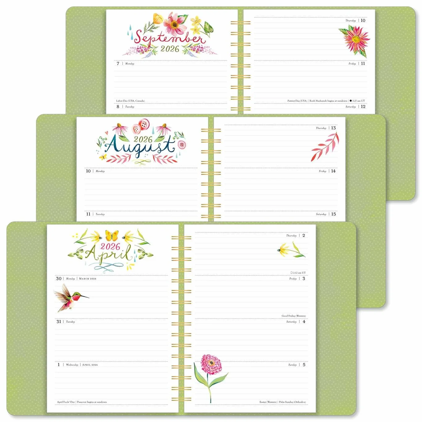 Katie Daisy 2026 Deluxe Weekly Planner: Flowers Always