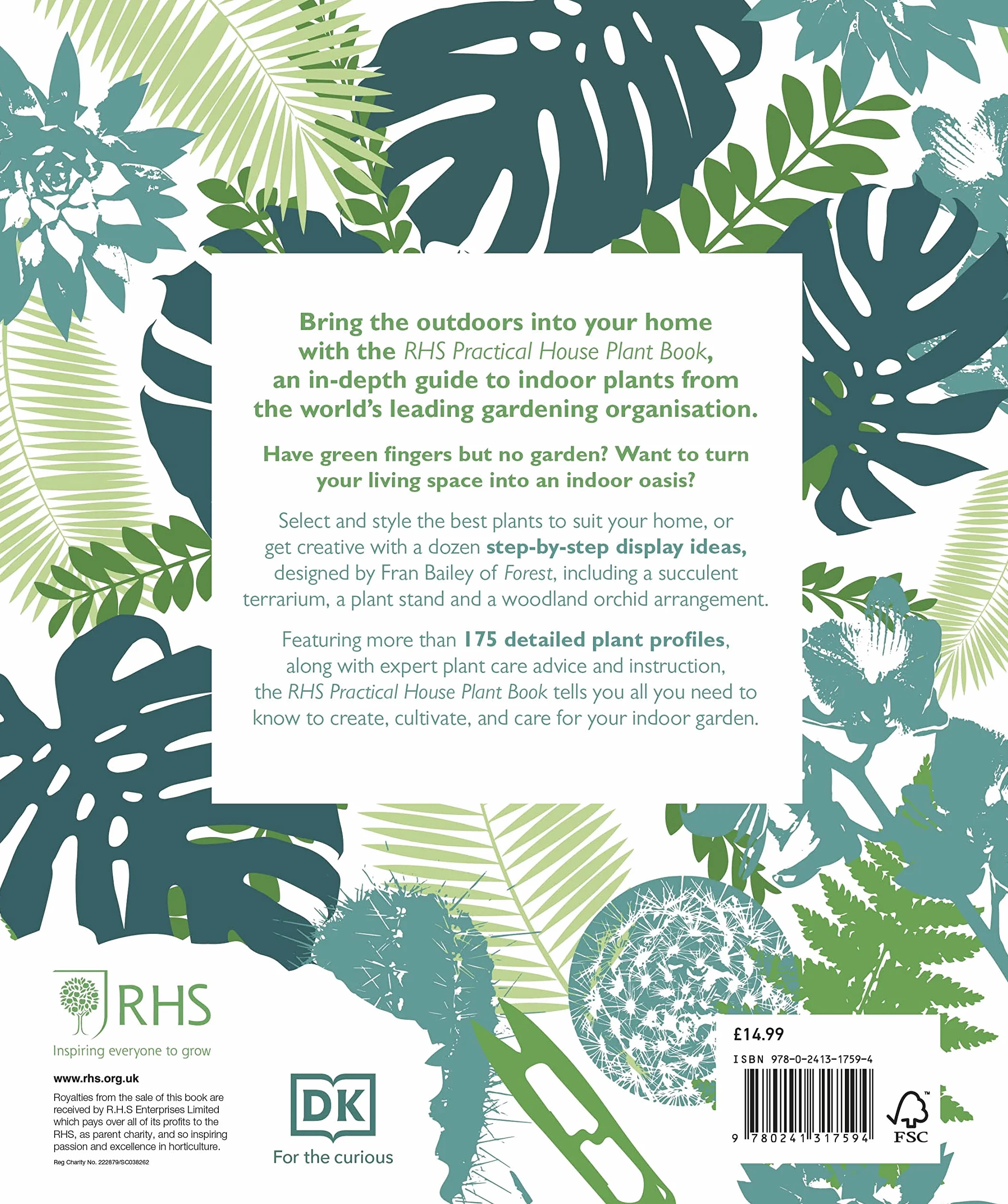 RHS Practical House Plant Book: Choose The Best, Display Creatively, Nurture and Care, 175 Plant Profiles