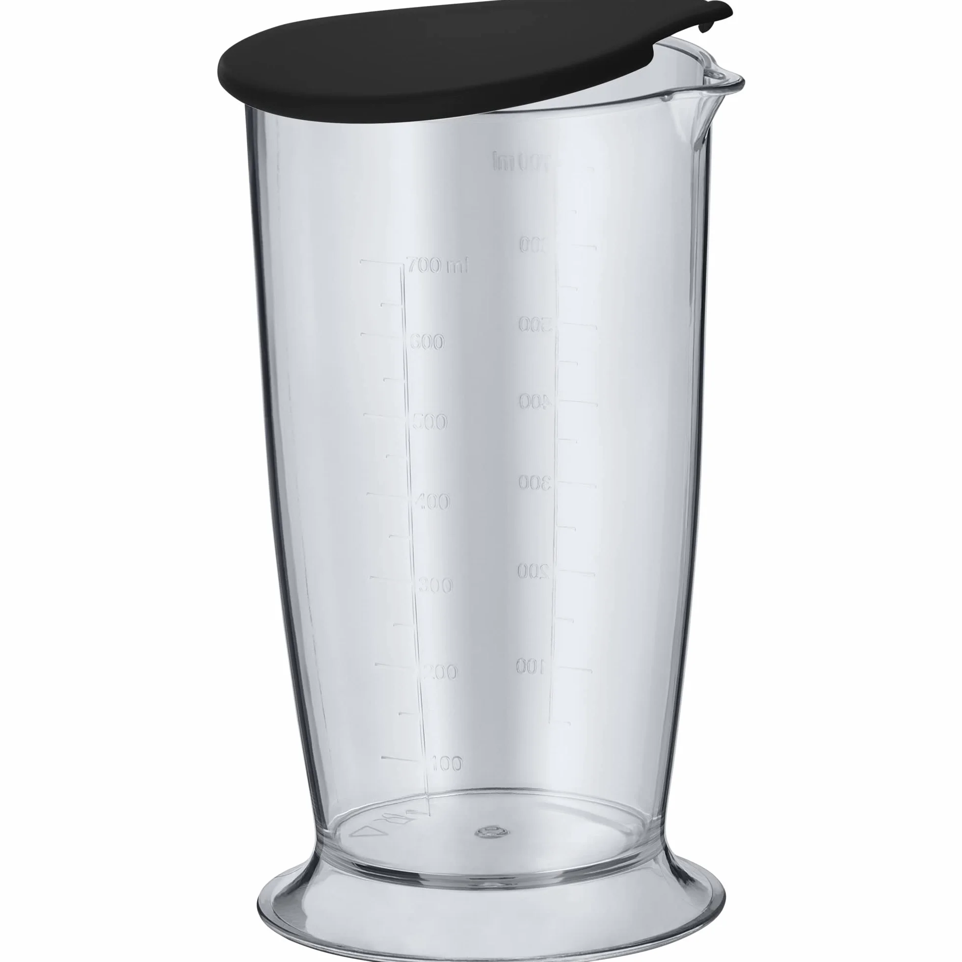 WMF Kult X 5-częściowy zestaw blenderów ręcznych, pałeczka immersyjna, ubijacz, rozdrabniacz, 600 W, magiczna różdżka z pojemnikiem do miksowania 700 ml, stal nierdzewna matowa