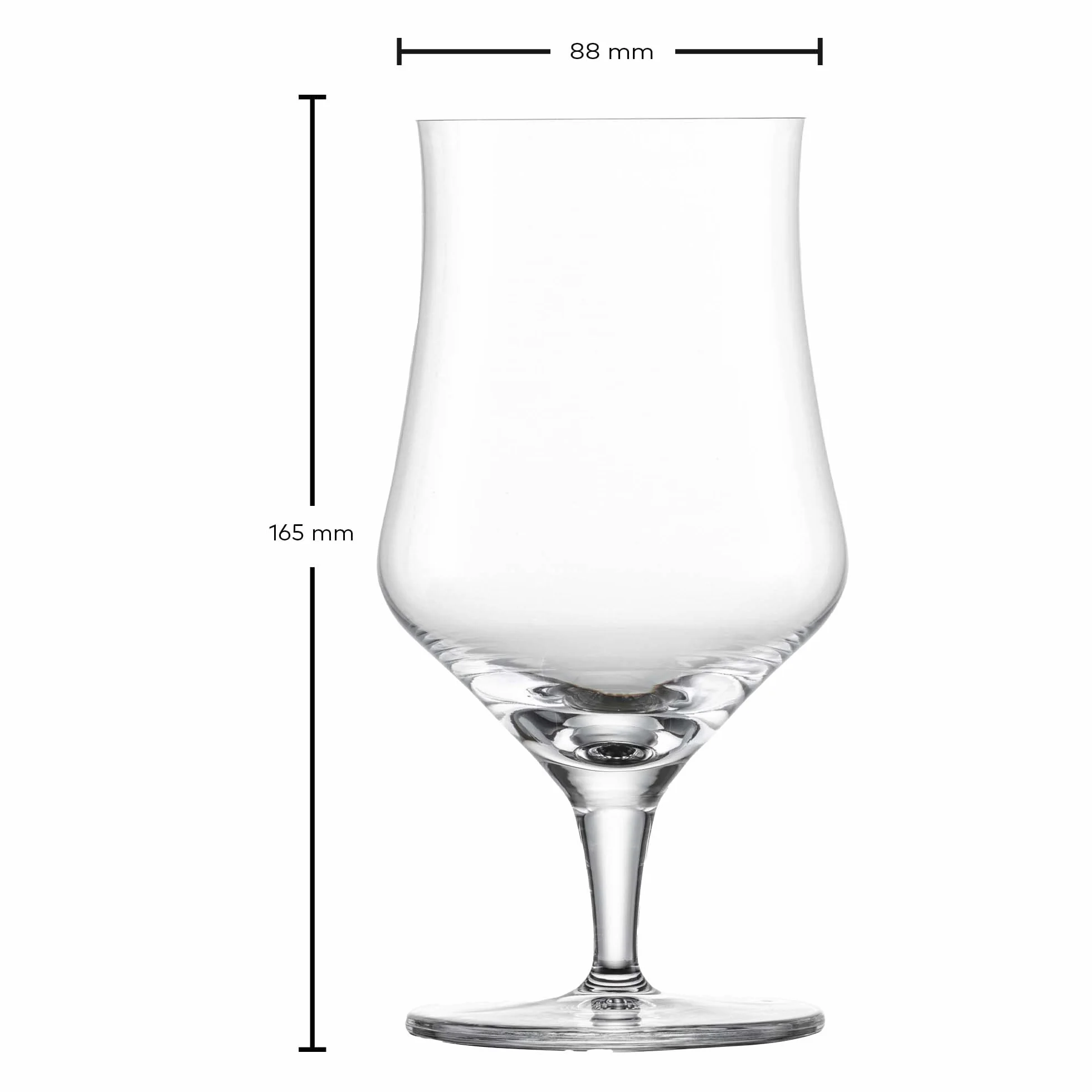 SCHOTT ZWIESEL Szklanki uniwersalne Beer Basic 0,3 zestaw 4 szt. do piwa rzemieślniczego, mycie w zmywarce, szkło kryształowe Tritan Made in Germany