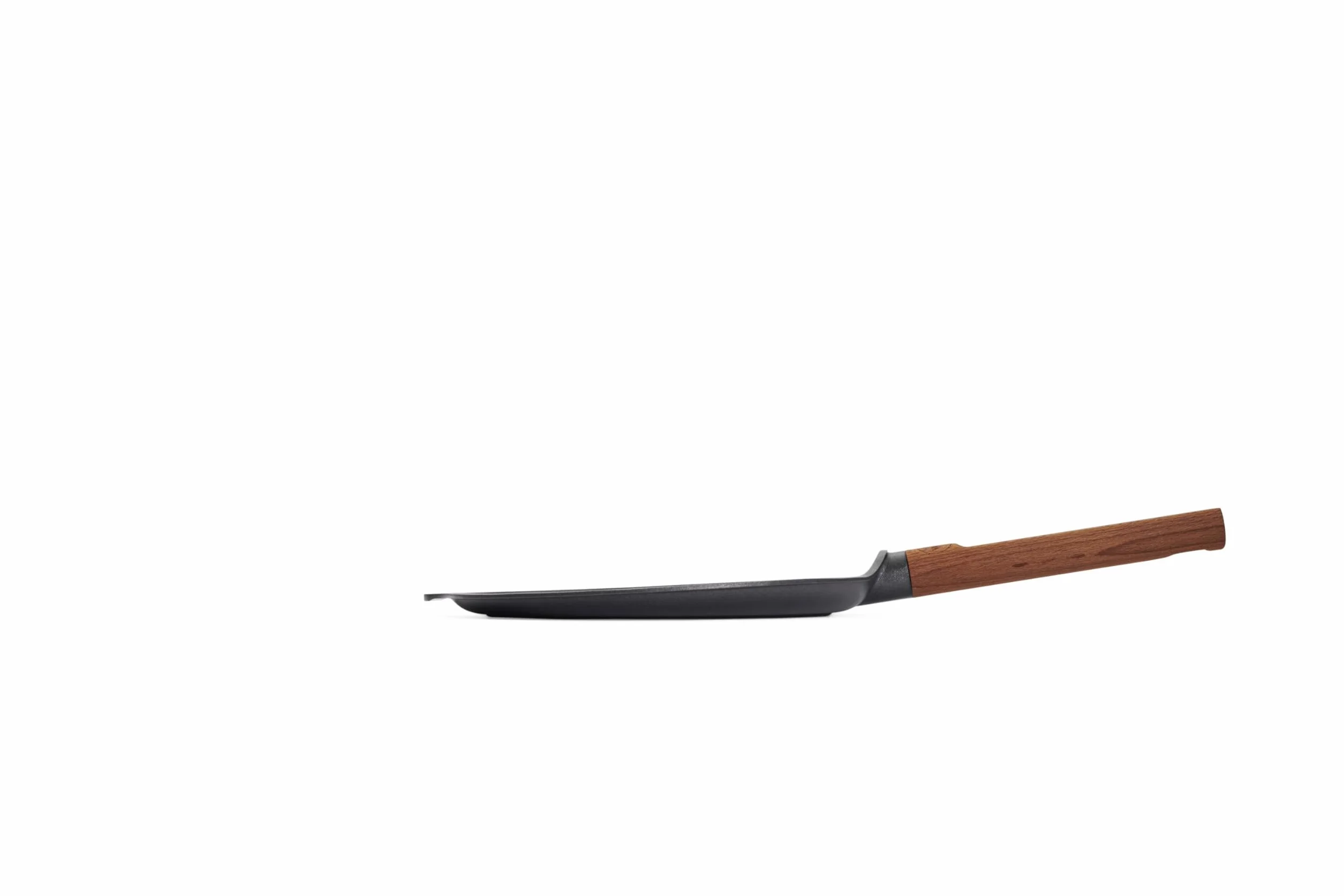 Woll Eco Logic QXR Patelnia do naleśników – indukcyjna, Ø 26 cm, z wytrzymałym, wytrzymałym drewnianym trzonkiem – nadaje się do wszystkich rodzajów kuchenek, nie zawiera PFAS, powłoka