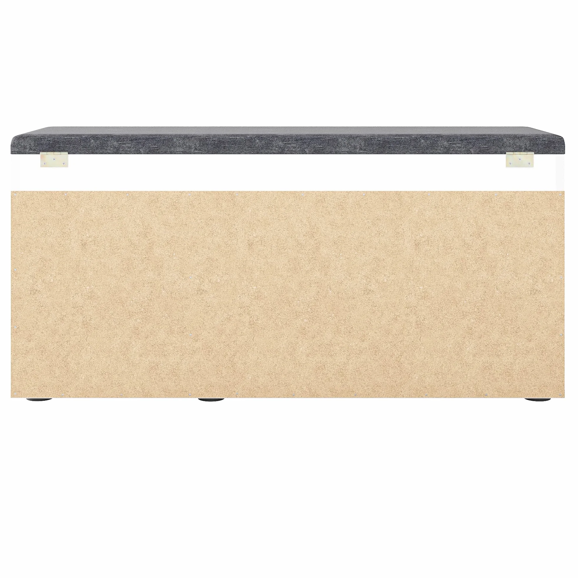 KOMTO Szafka na Buty z Siedziskiem – Ławka na Obuwie do Przedpokoju, Siedzisko z Polka 100 × 48 × 32 cm