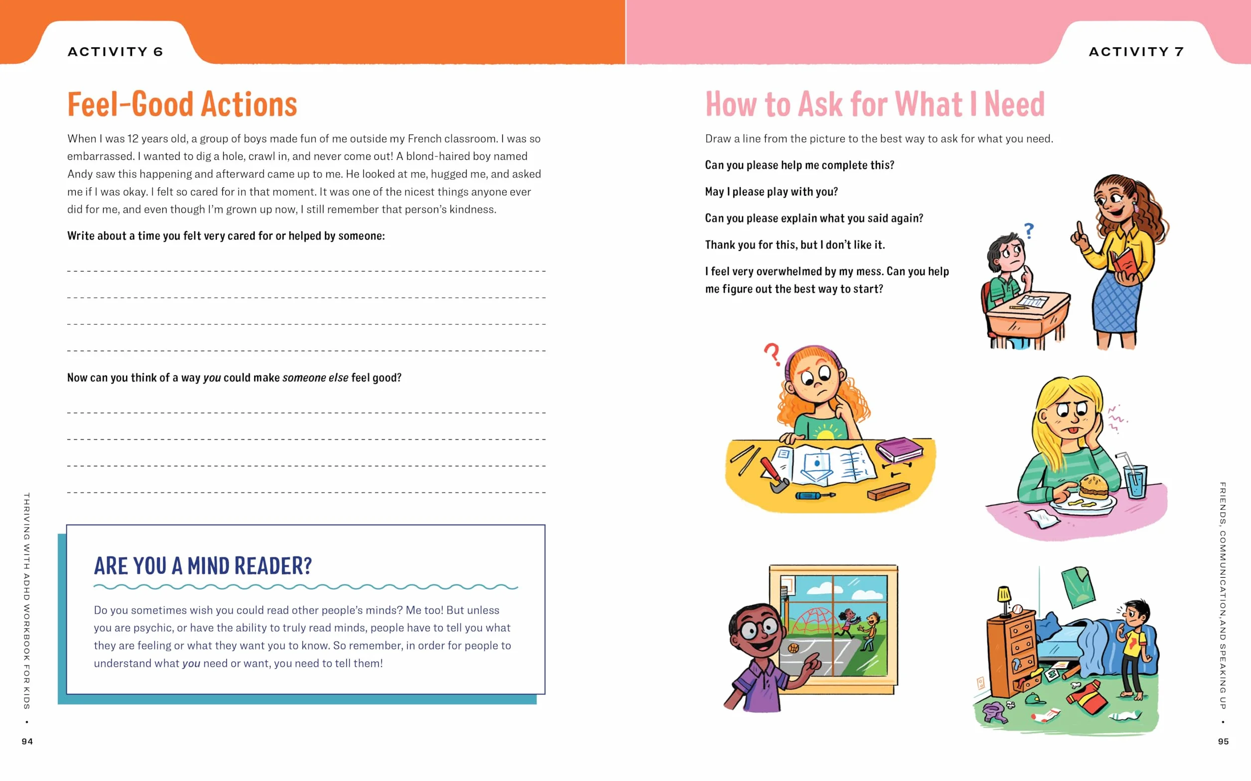 Thriving with ADHD Workbook for Kids: 60 Fun Activities to Help Children Self-Regulate, Focus, and Succeed