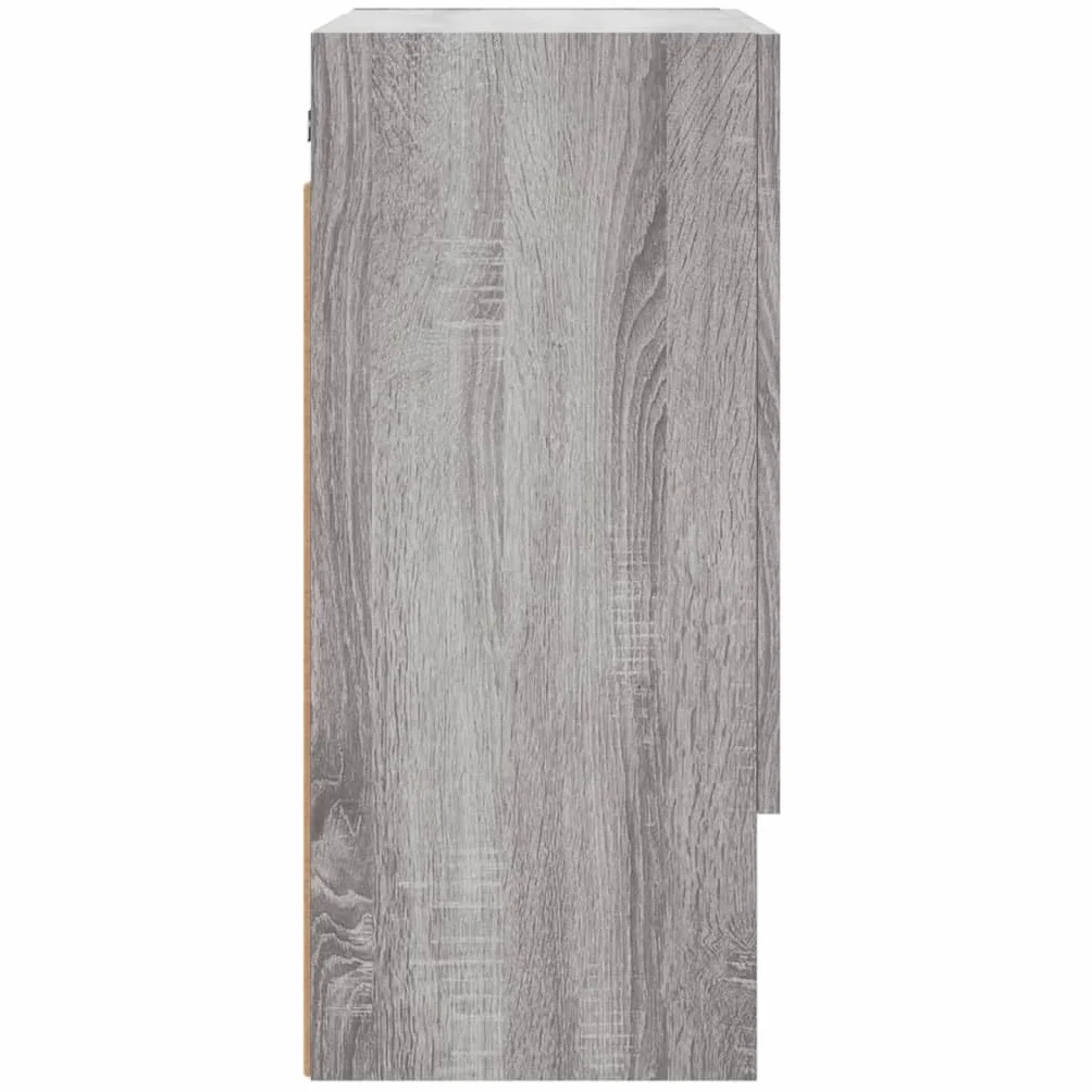 vidaXL Szafka ścienna, szary dąb sonoma, 60x31x70 cm, szafka wisząca, szafka, meble, szafka na ścianę, szafka do zawieszenia na ścianie
