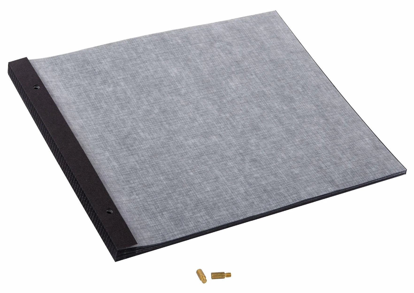 goldbuch 83077 blok zapasowy do albumu na zdjęcia, 30 czarnych stron z przekładkami pergaminowymi, pasuje do albumów fotograficznych o wymiarach 39 x 31 cm, opakowanie uzupełniające do albumów fotograficznych