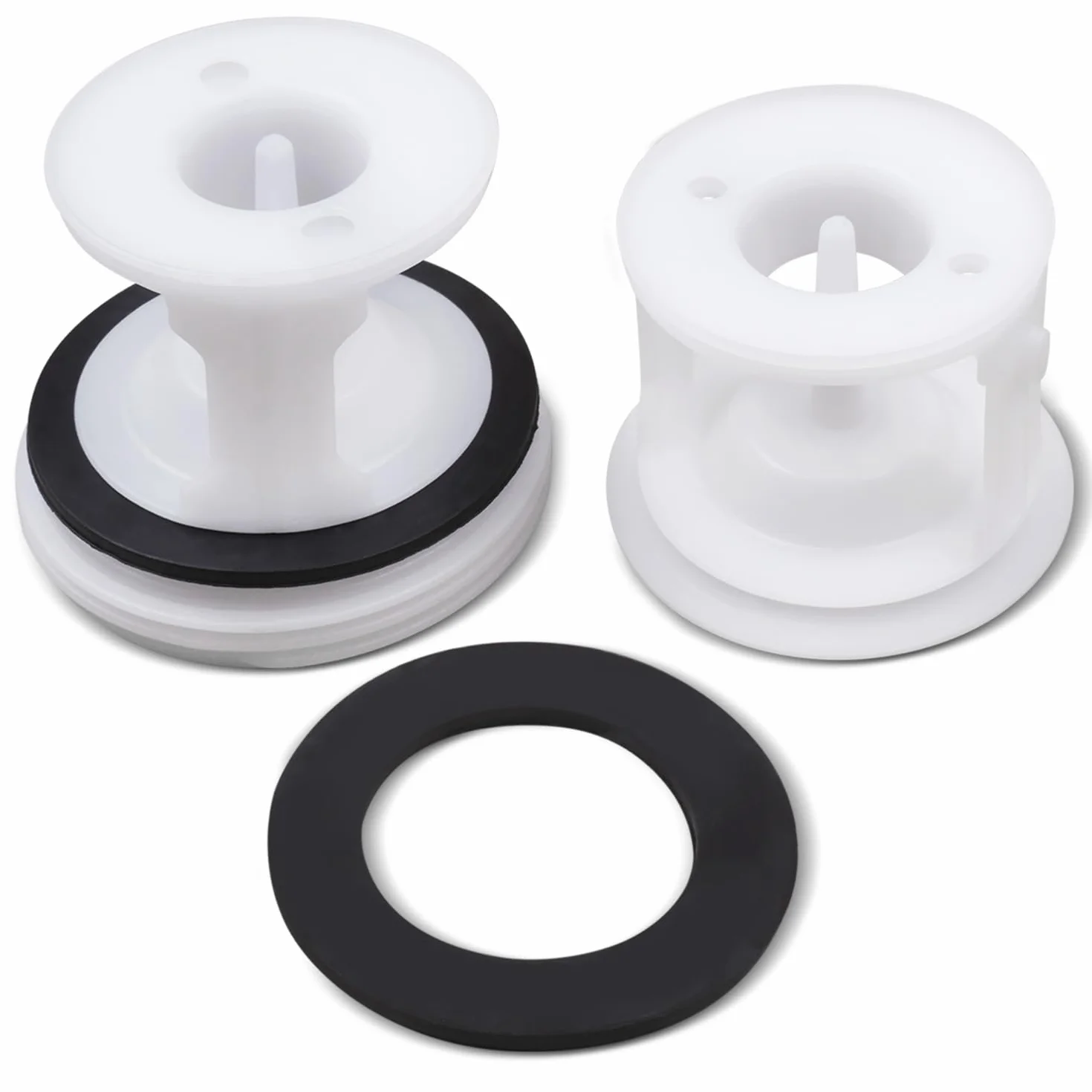 VIOKS Filtr do pralek zamiennik na Indesit C00141034 Whirlpool 482000022946 Wkład filtra z uszczelką - filtr do suszarki, filtr do pralki, filtr do odwadniania dla Askoll Plaset