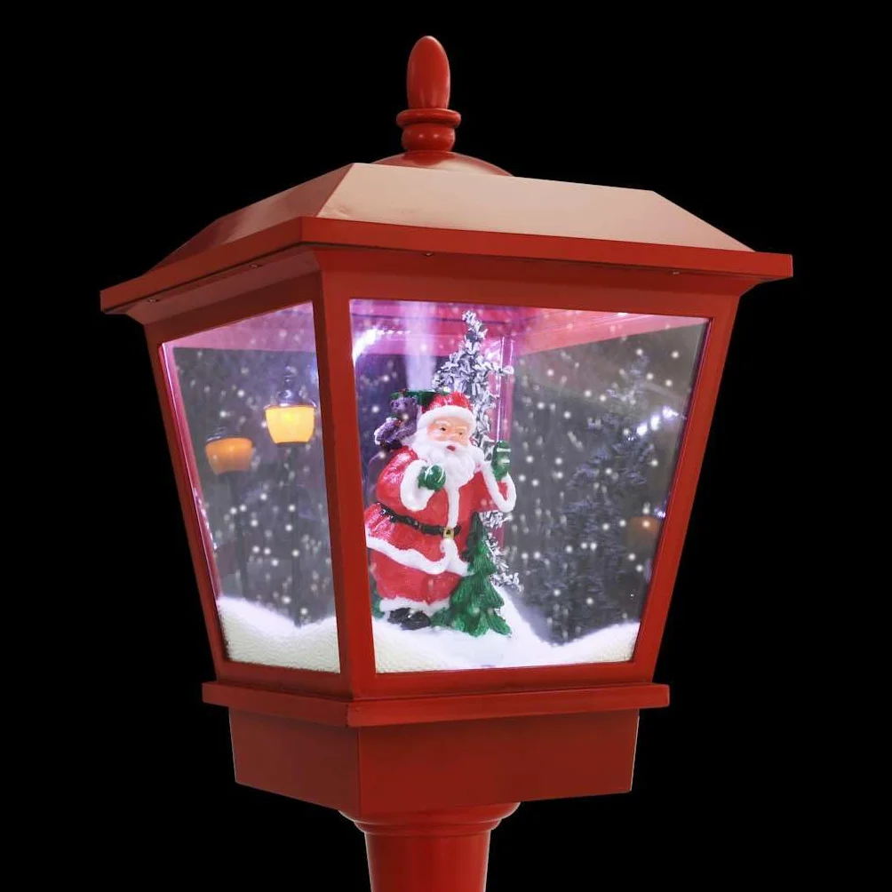 vidaXL Świąteczna latarnia z Mikołajem, 180 cm, LED