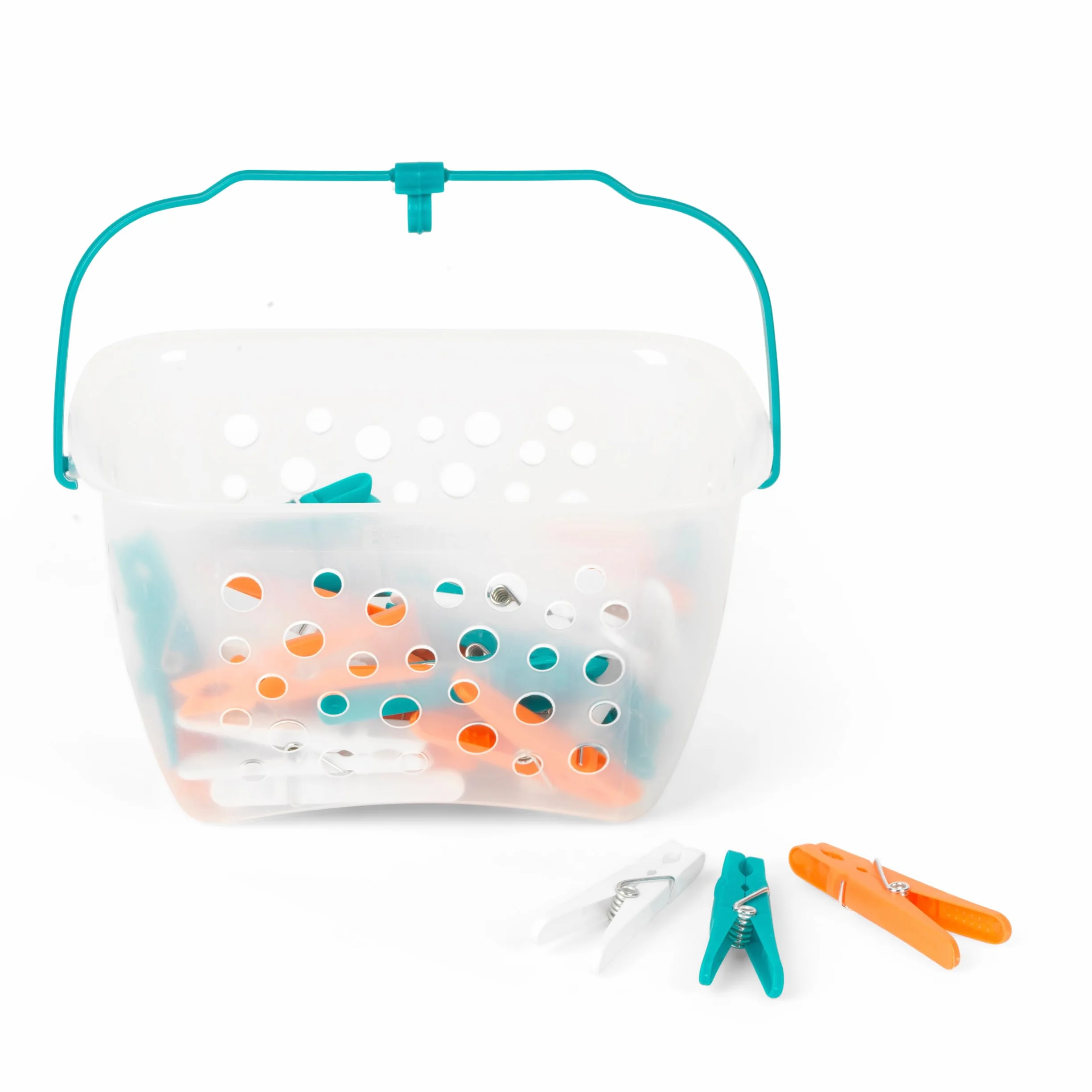 Beldray® LA028297TQ Ultra Grip Clothes Pegs in Basket, 48 Pack