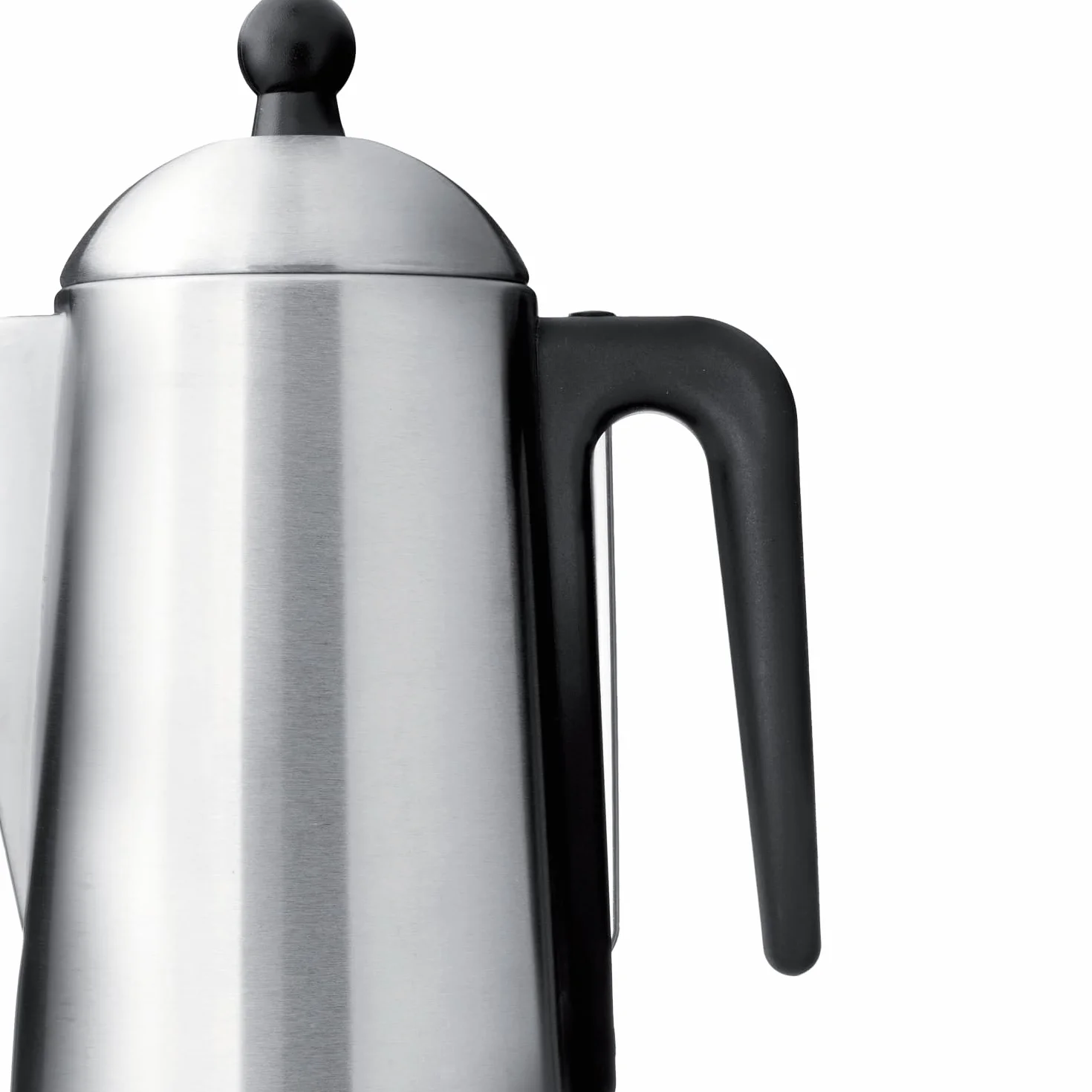 C3 30-32000 designerski perkolator 4-12 filiżanek, szczotkowana stal nierdzewna, ekologiczna