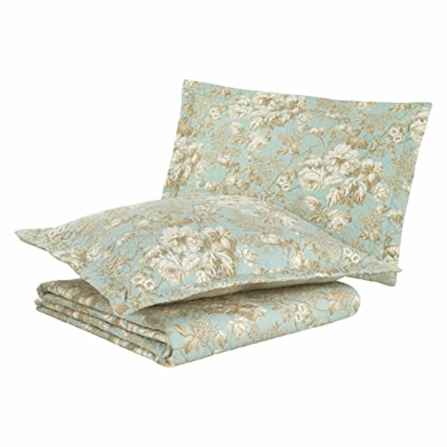 Laura Ashley | Zestaw kołder - ultramiękka pościel całoroczna, dwustronna stylowa narzuta z pasującą poszewką, bawełna, spokojna, królowa