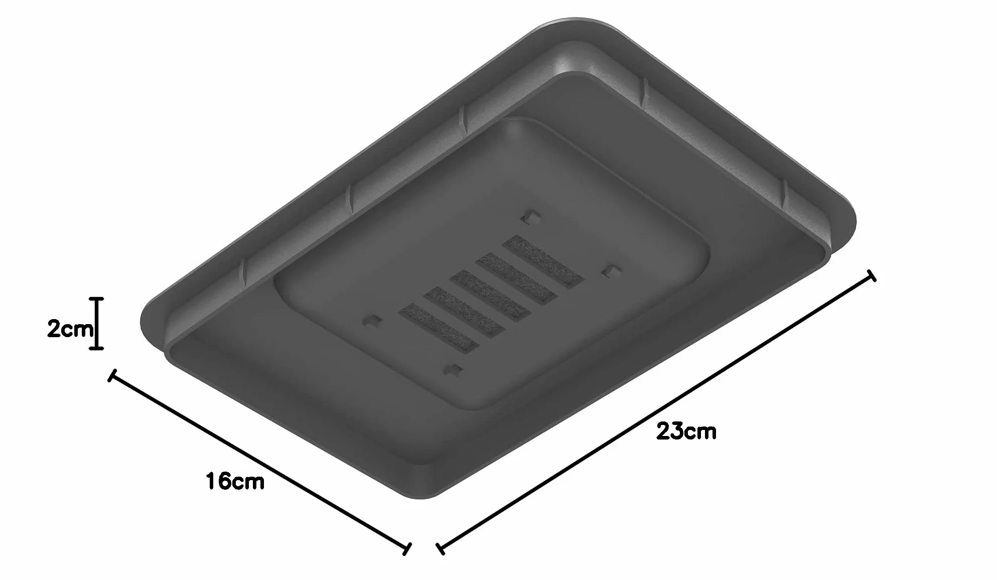 LM 534 pokrywka do kosza na śmieci organiczne LM 530, 8 l, antracytowa