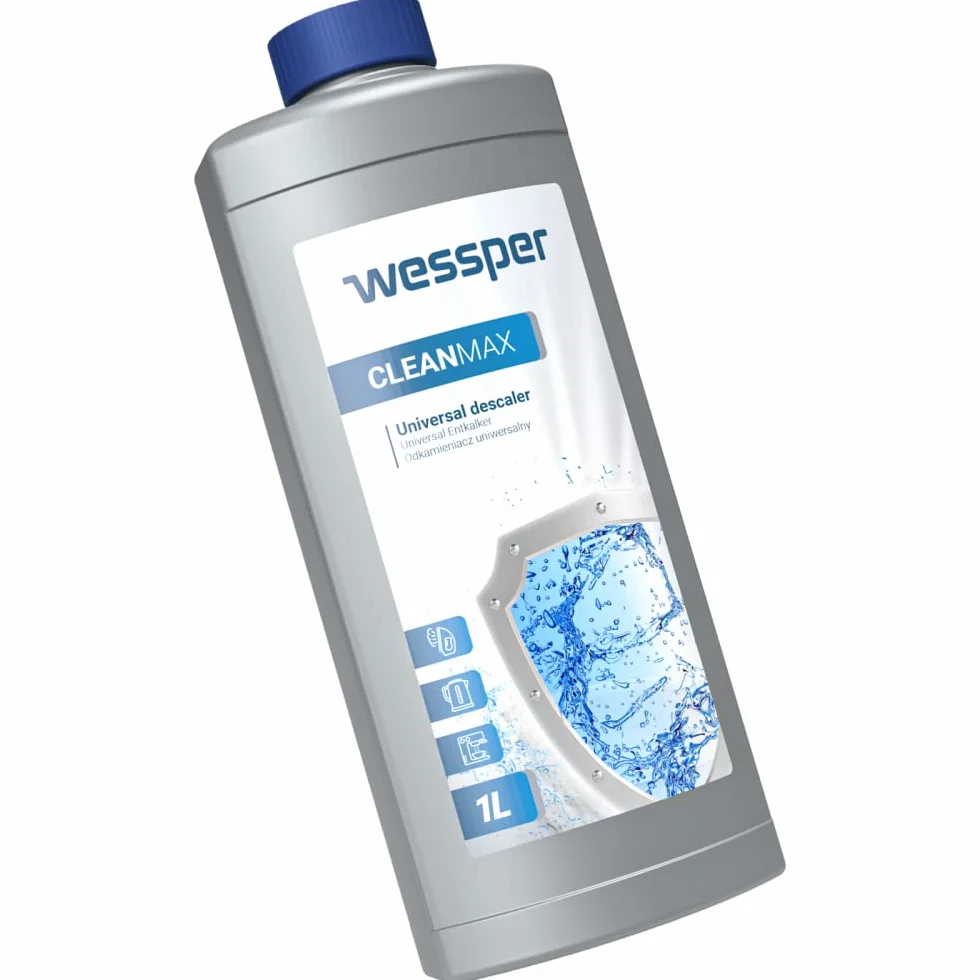 Wessper 2 Sztuki Odkamieniacz do Ekspresu do Kawy 1000 ml | Kompatybilny z Delonghi, Senseo, Saeco, Nespresso, Jura, Siemens, Miele