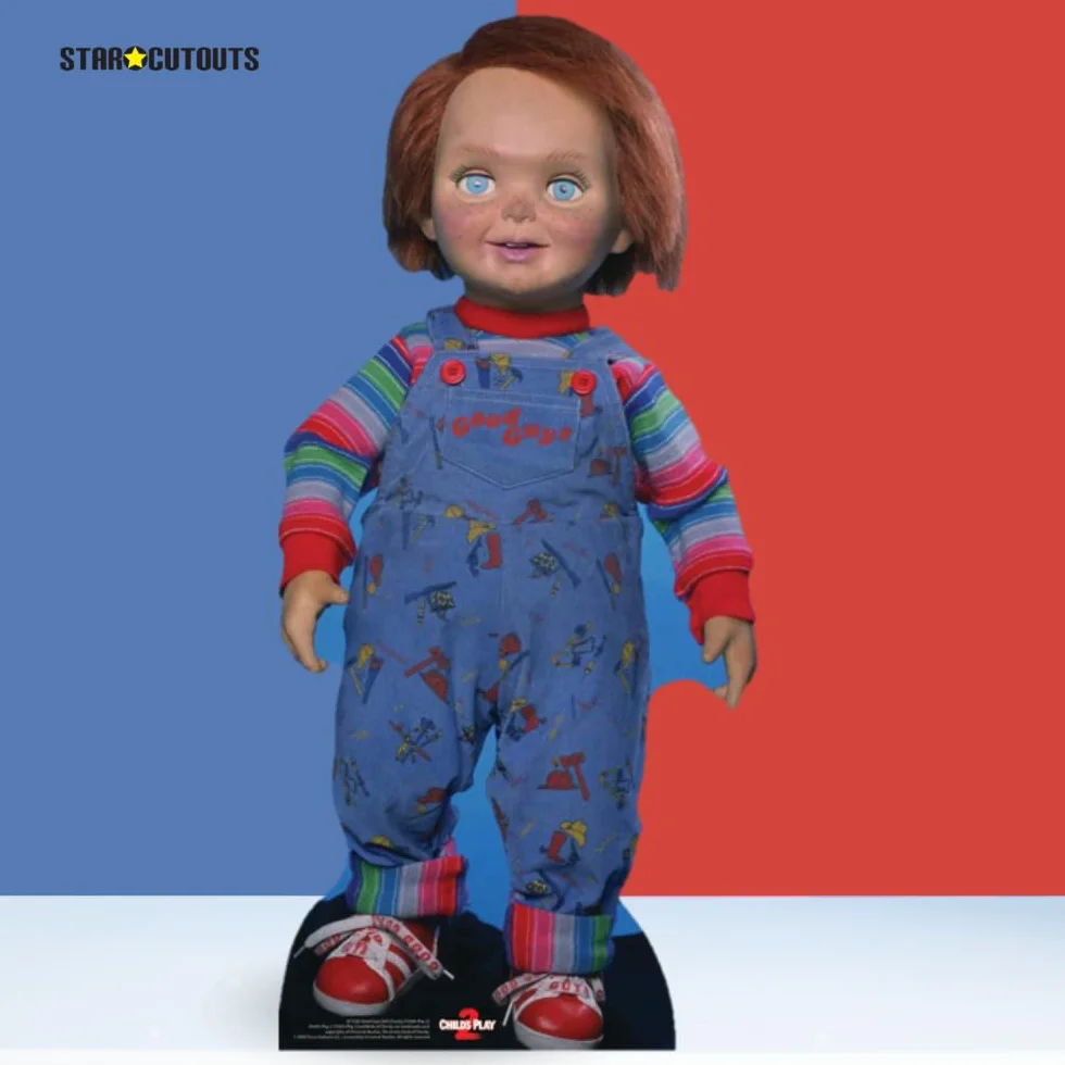 Star Cutouts Ltd SC1326 Good Guys lalka Chucky dziecięca zabawa idealna na Halloween, przyjaciół i fanów