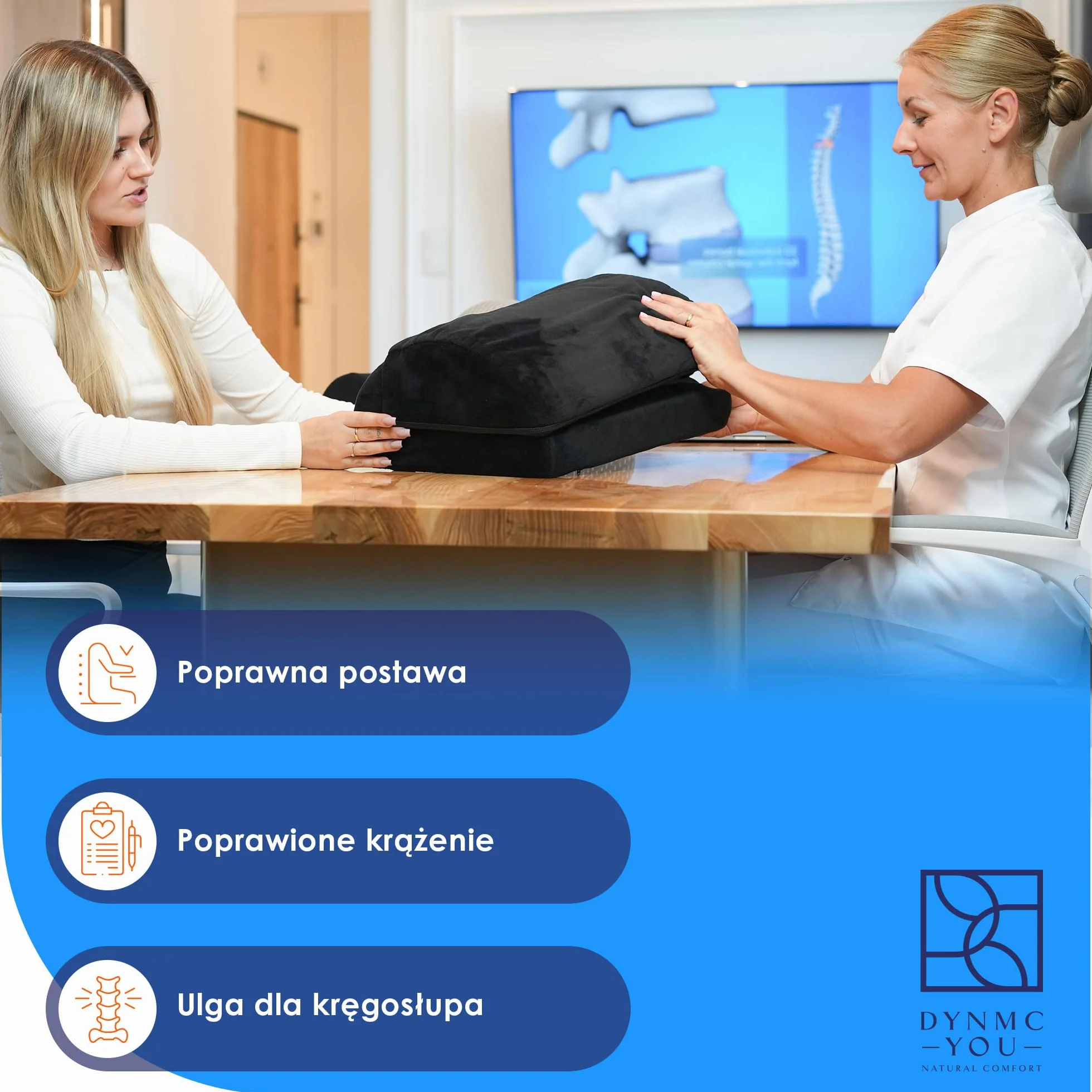 Podnóżek na biurko – ergonomiczny podnóżek i podnóżek do biura i biura domowego, podnóżek pod biurkiem, akcesoria biurowe, test bardzo dobry, certyfikat Oeko-Tex