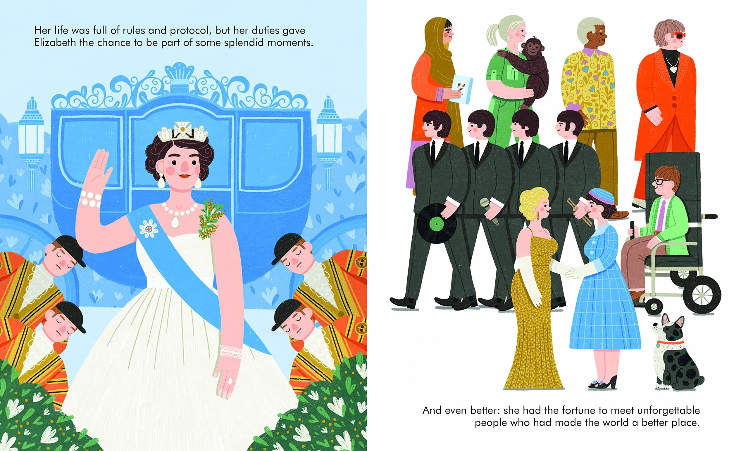 Little People Big Dreams Queen Elisabeth /anglais: 87