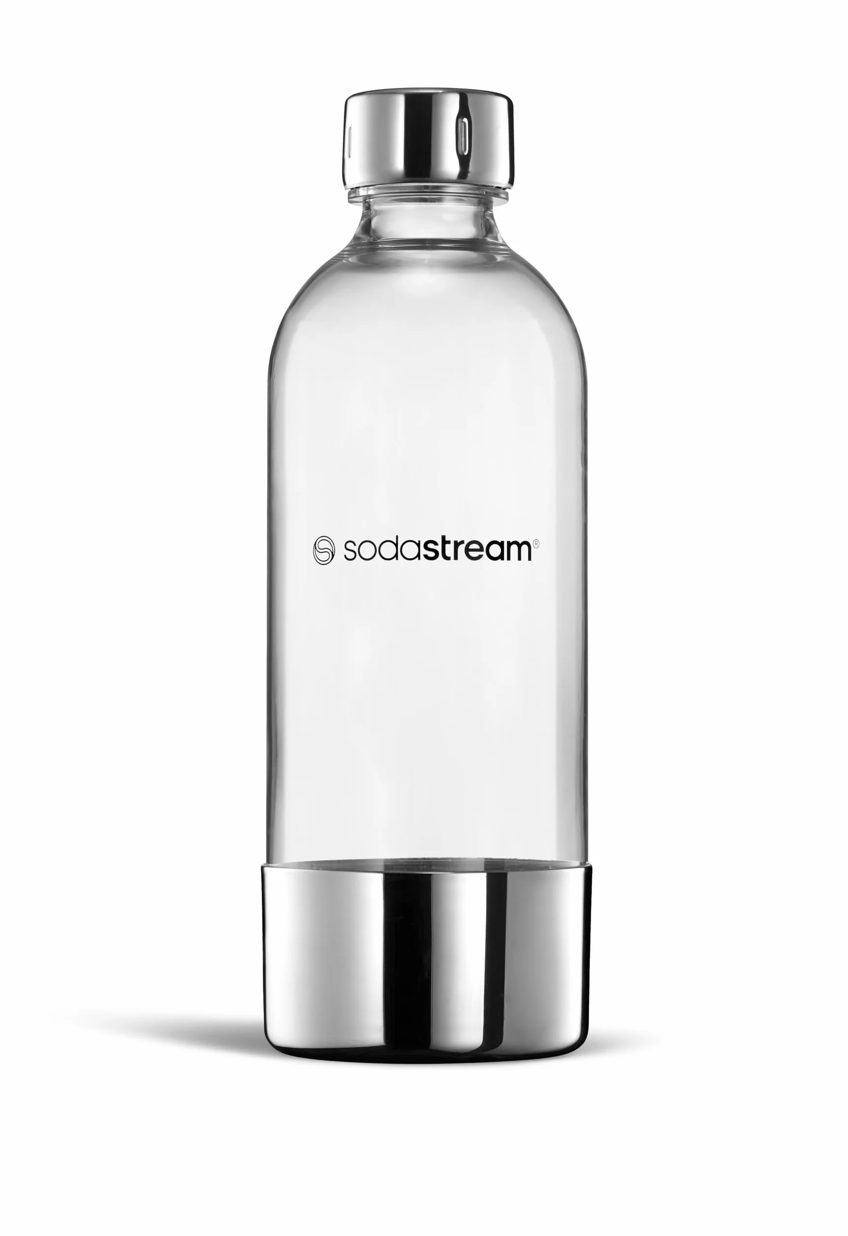 SodaStream Butelka 1L Maszyna do wody gazowanej i sodowej | Kompatybilna z zmywarką | Wykończenie ze stali nierdzewnej