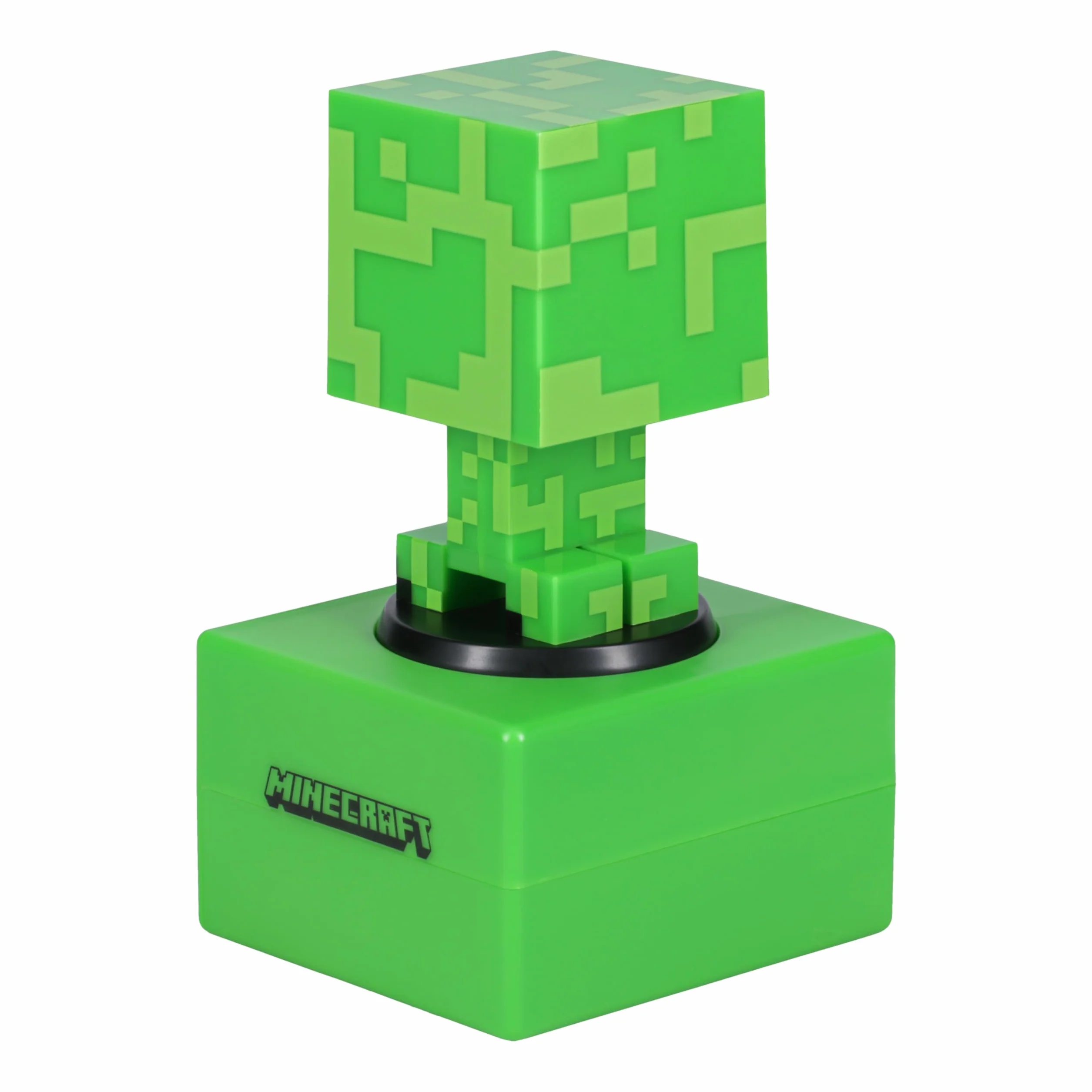 Paladone Minecraft Creeper budzik – oficjalnie licencjonowana ikona z muzyką Minecraft i lampką nocną dla dzieci i młodzieży, akcesoria do pokoju gier, dla entuzjastów Minecraft, prezent nowości