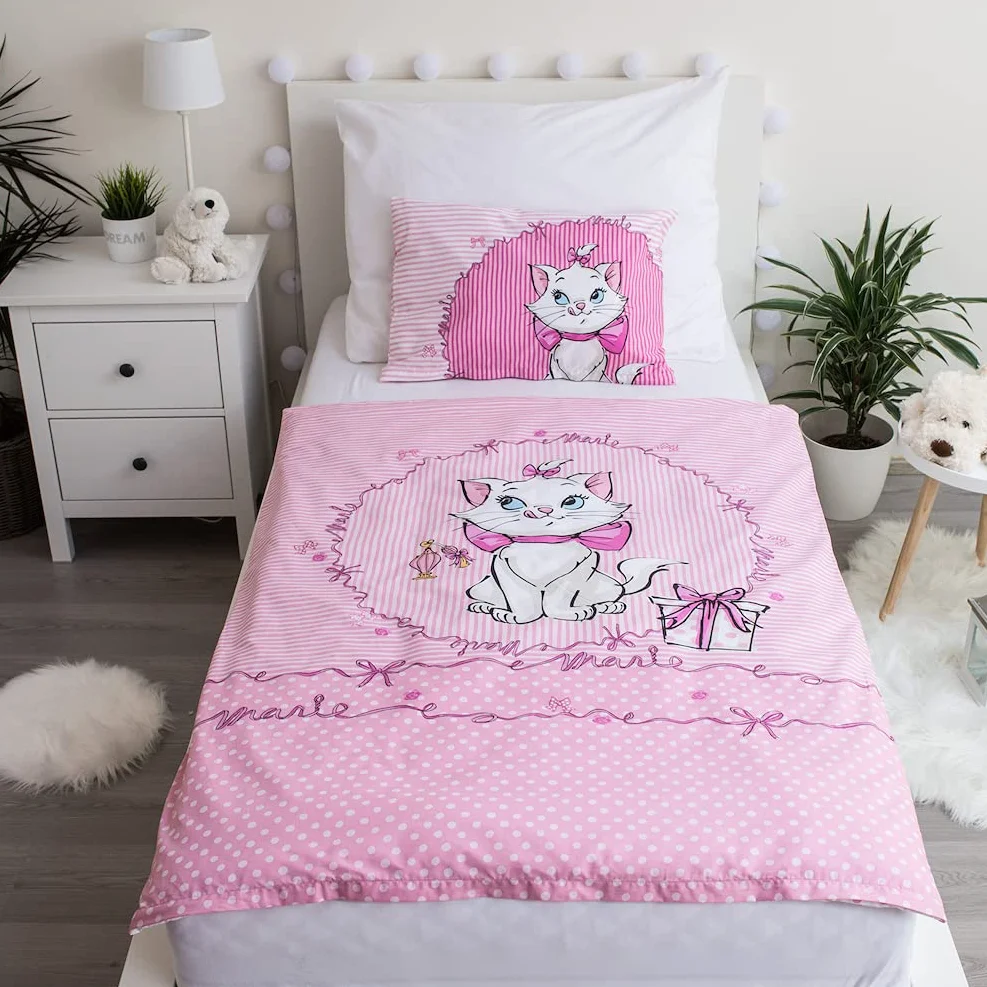 Disney Aristocats Marie The Cat Bed Linen zestaw pościeli 100 x 135 cm 100% bawełna