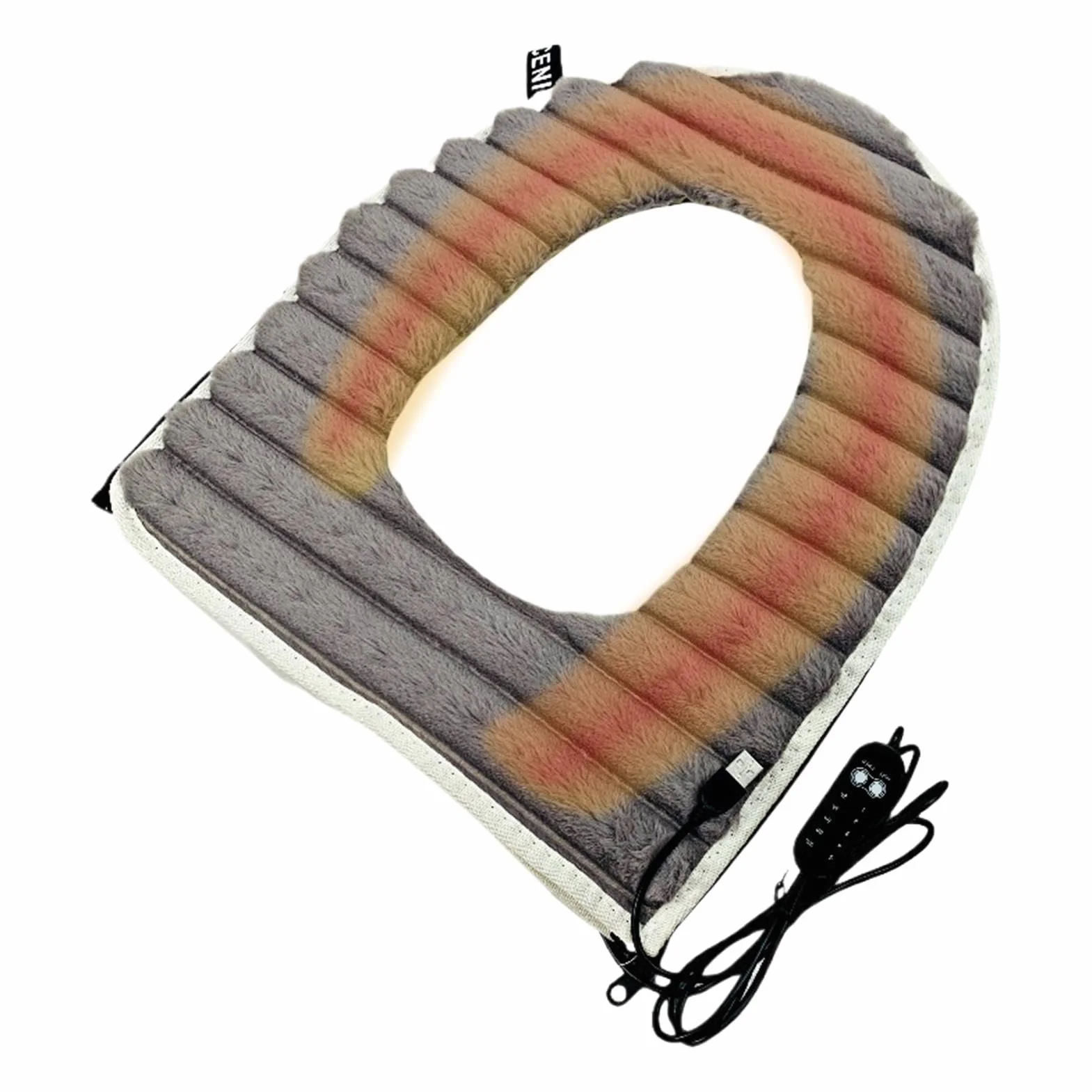Deska sedesowa ogrzewana, podgrzewacz na deskę sedesową, regulowana osłona sedesu, USB deska sedesowa z regulowaną temperaturą 44 x 37 x 2 cm na zimowe wygody w łazience (1 sztuka)