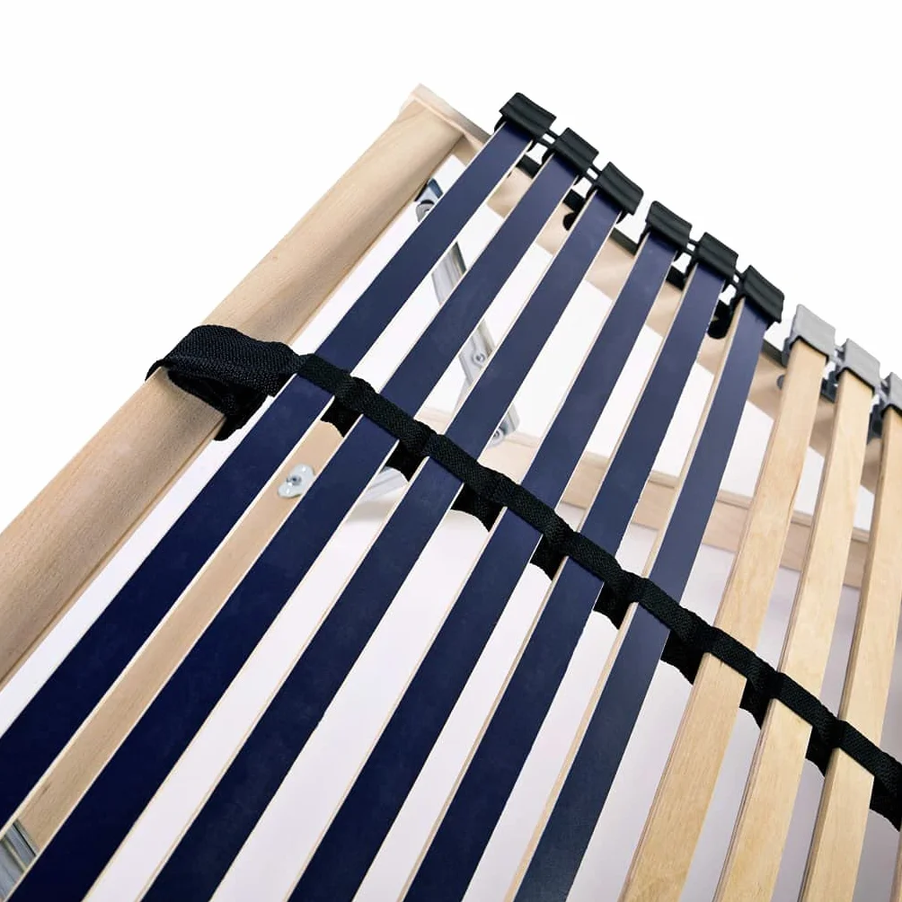 vidaXL Stelaż do łóżka z 42 listwami, 7 stref, 90 x 200 cm
